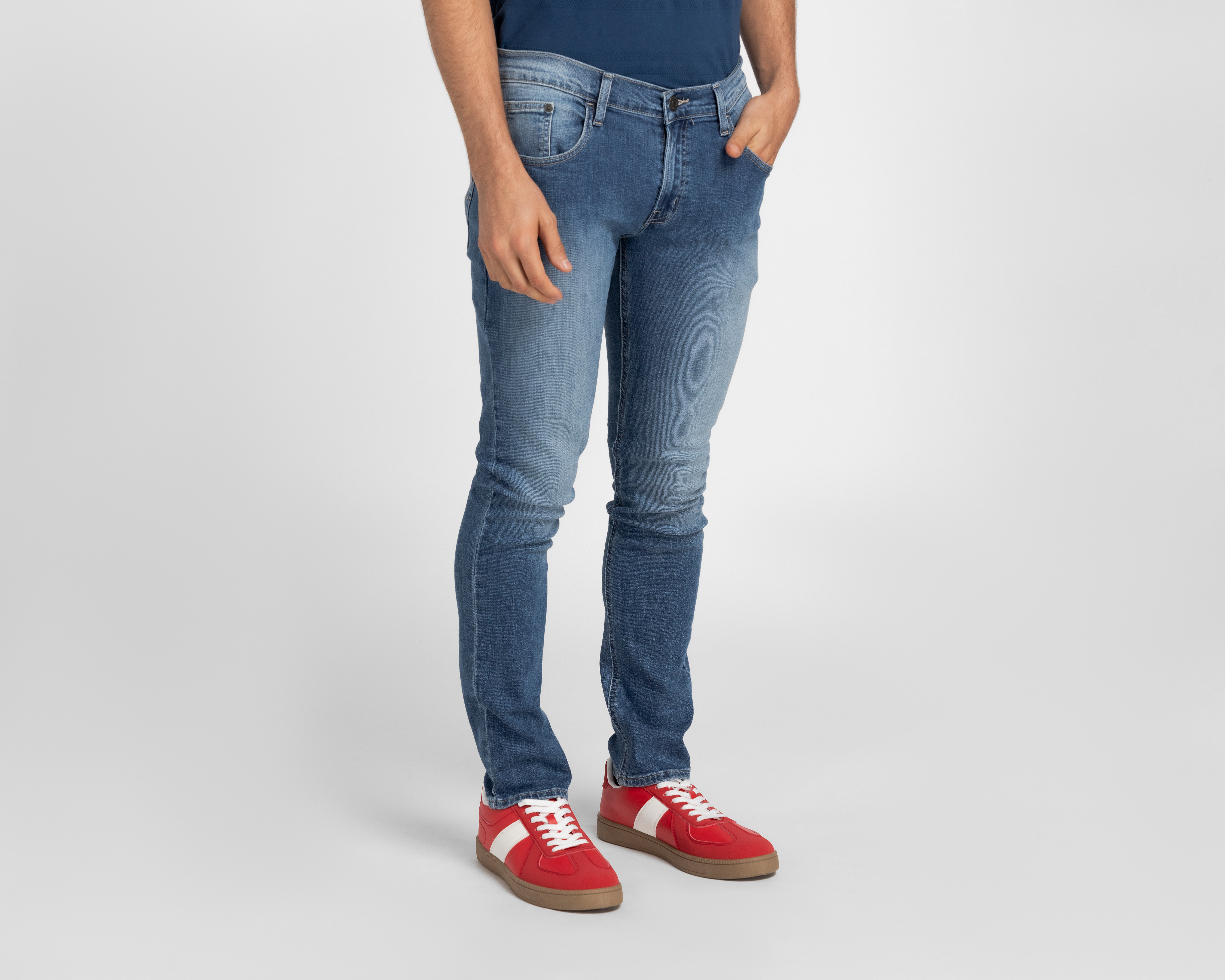 Jeans Skinny Oggi Risk Vintage para Hombre