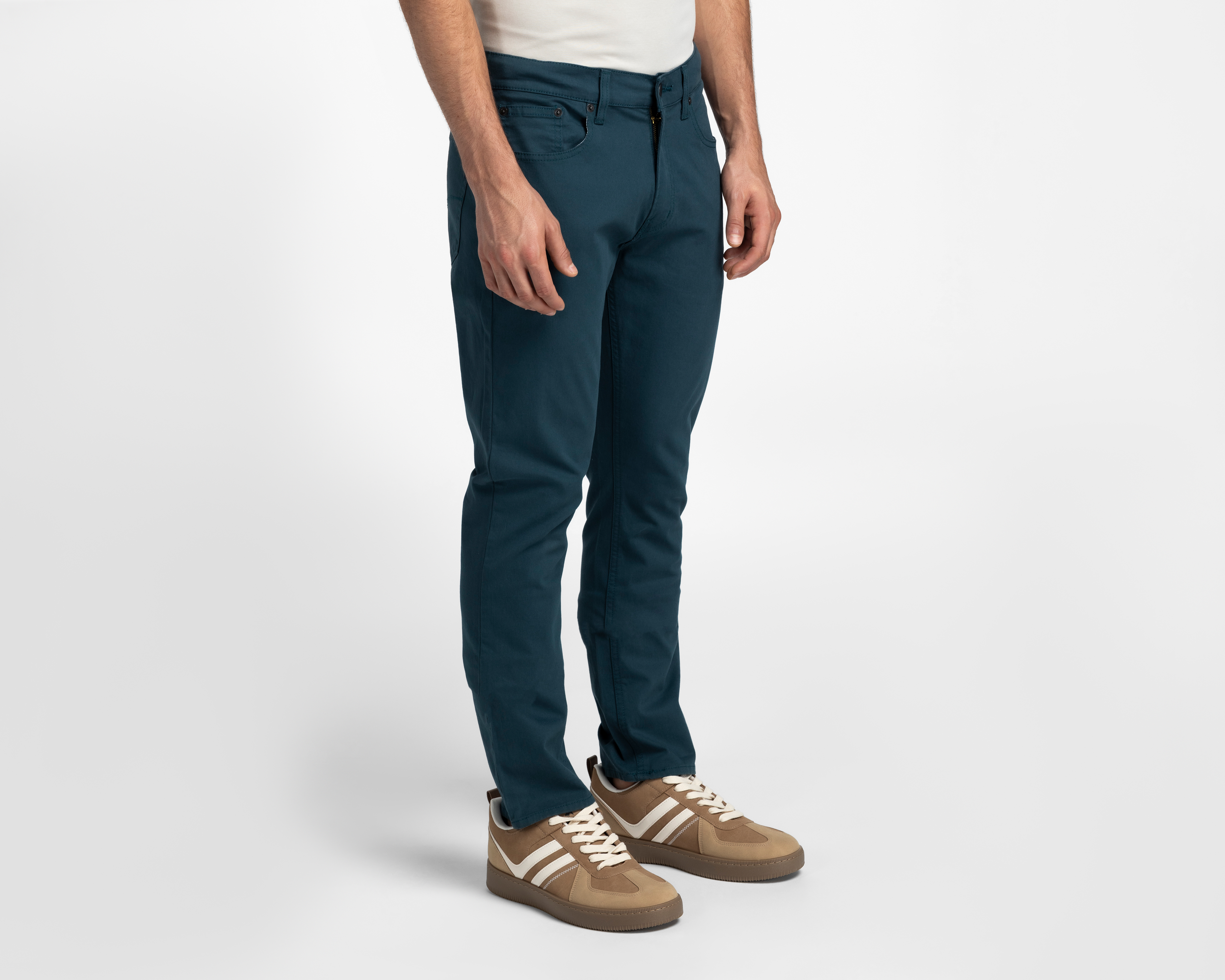 Pantalón de Gabardina Oggi Iron Movin Slim para Hombre