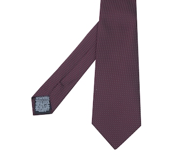 Foto 5 | Foto 5 | Corbata Estampada Wall Street Guinda 2 Piezas