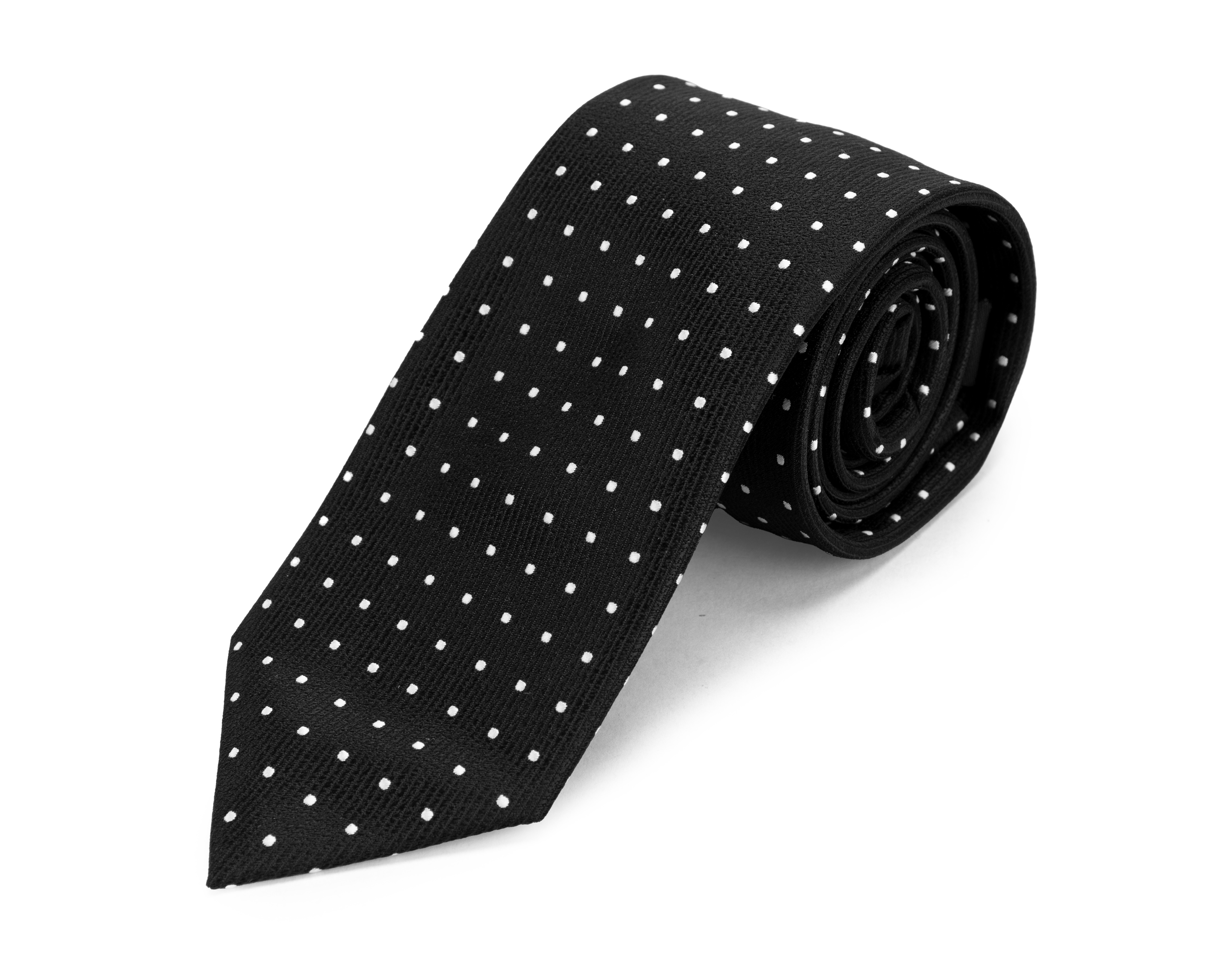 Foto 3 pulgar | Foto 2 | Corbata de Puntos Wall Street Negra