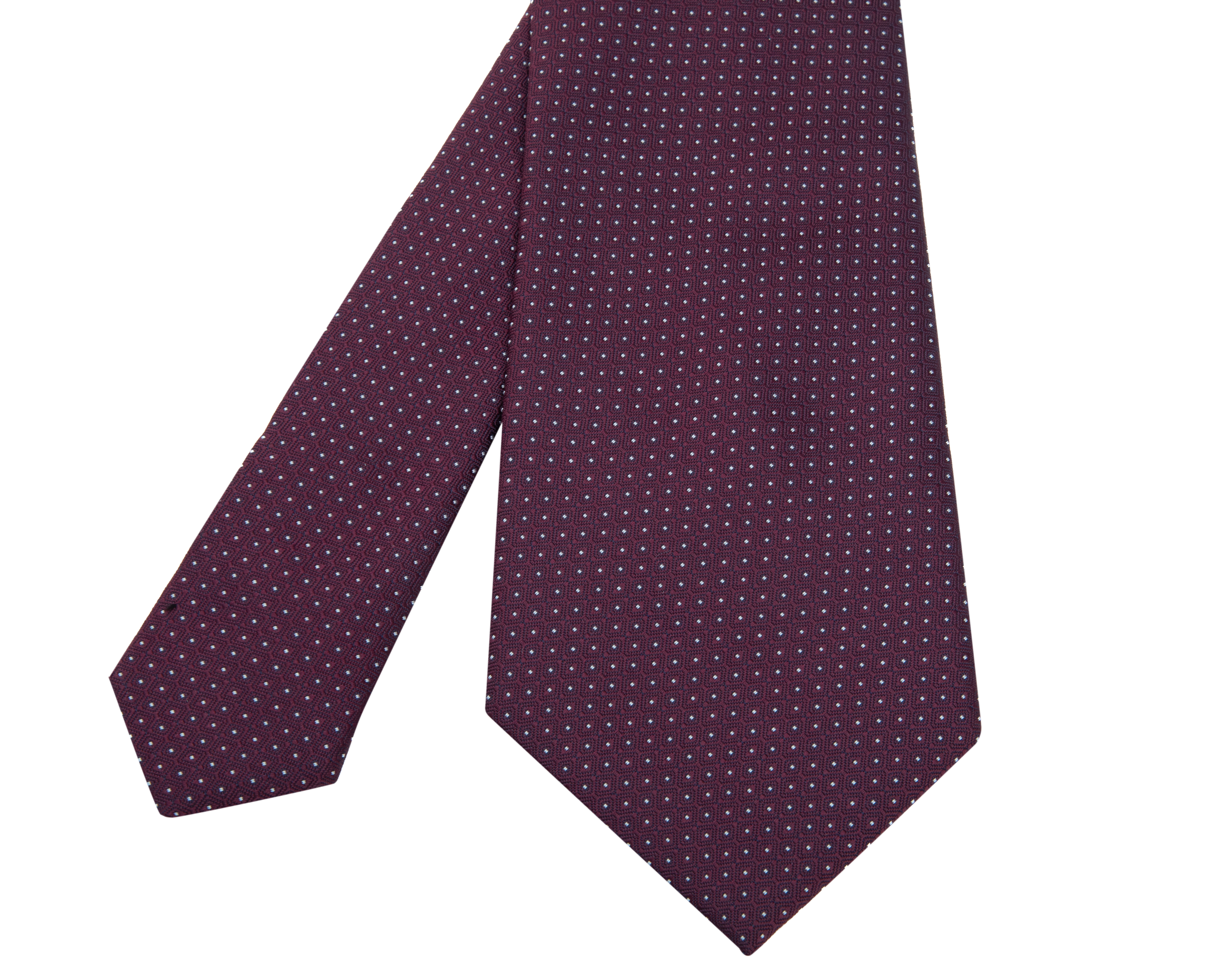 Foto 3 | Foto 3 | Corbata de Puntos Wall Street Guinda