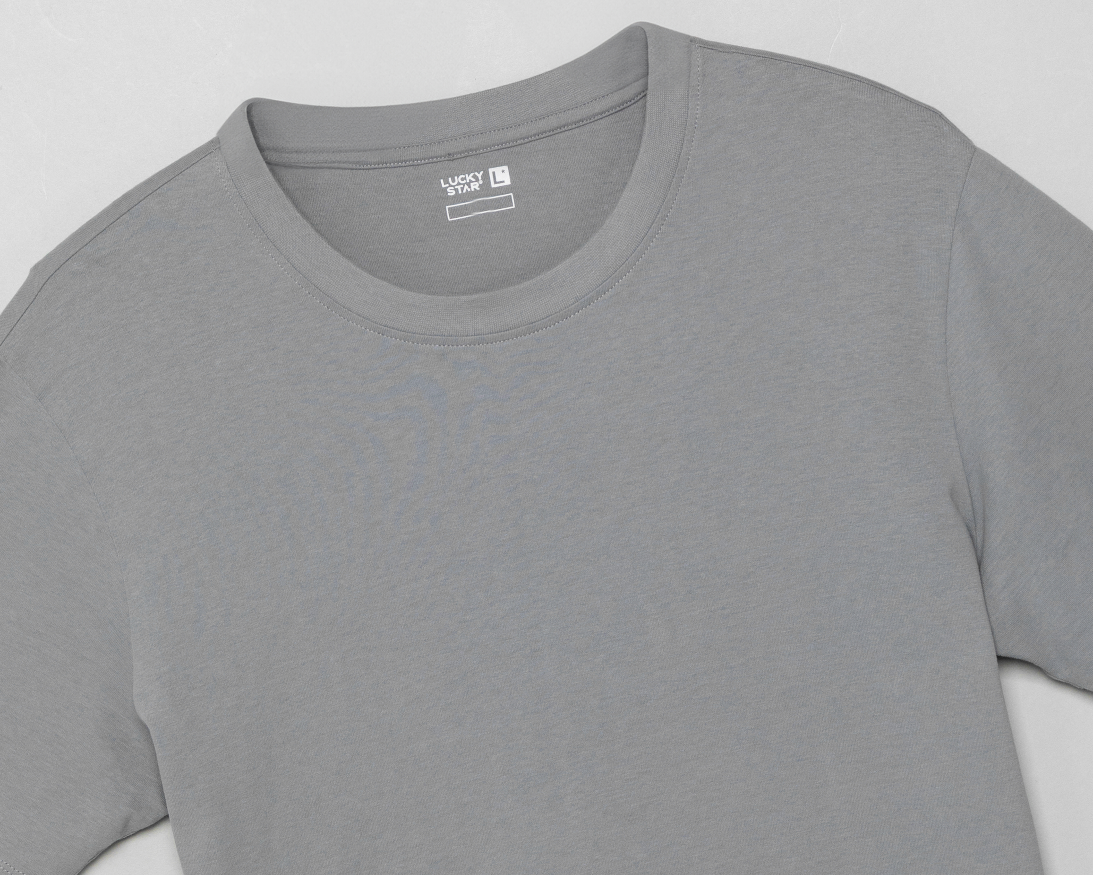 Foto 3 | Foto 3 | Playera de Cuello Redondo Gris Lucky Star para Hombre