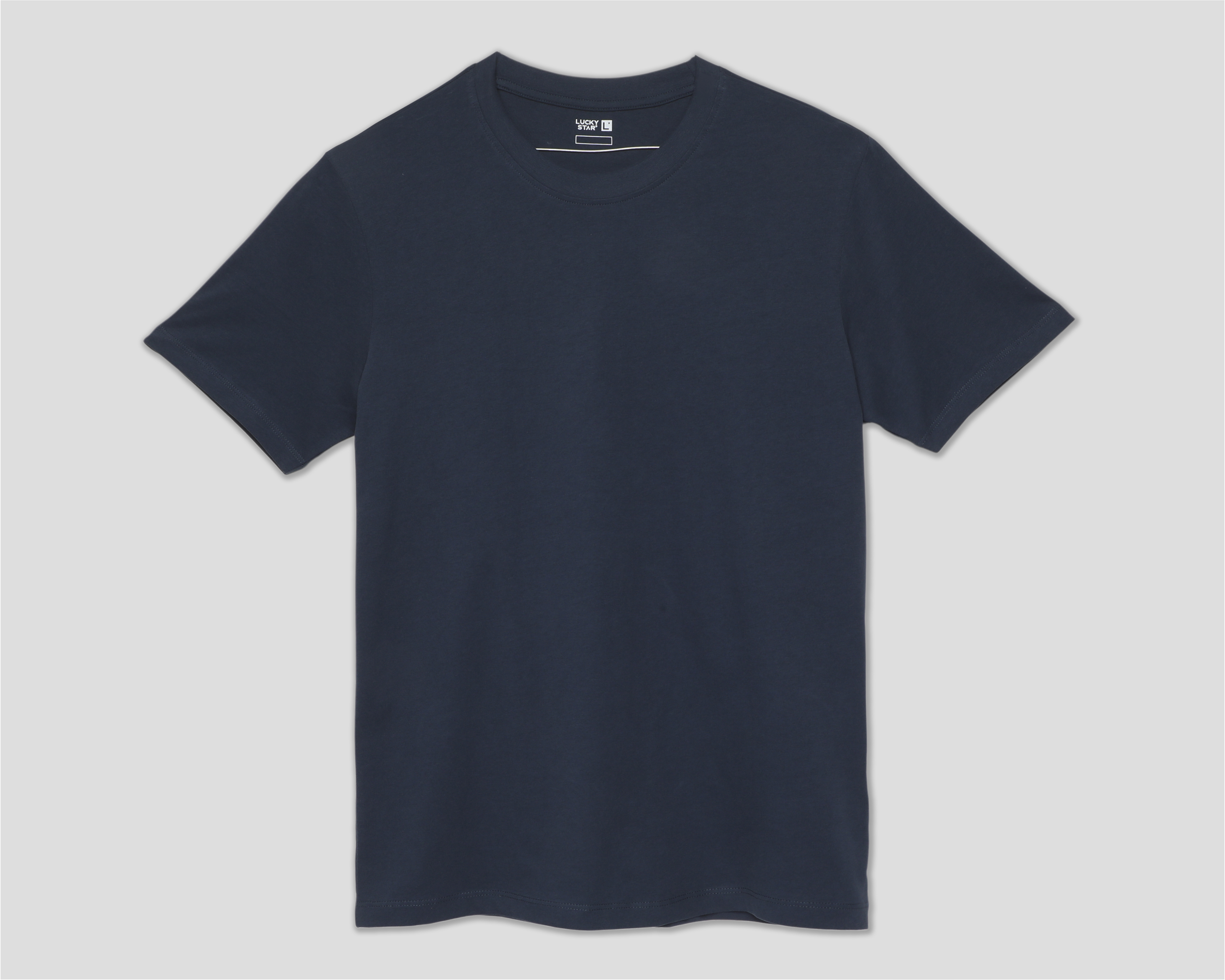 Playera de Cuello Redondo Azul Lucky Star para Hombre