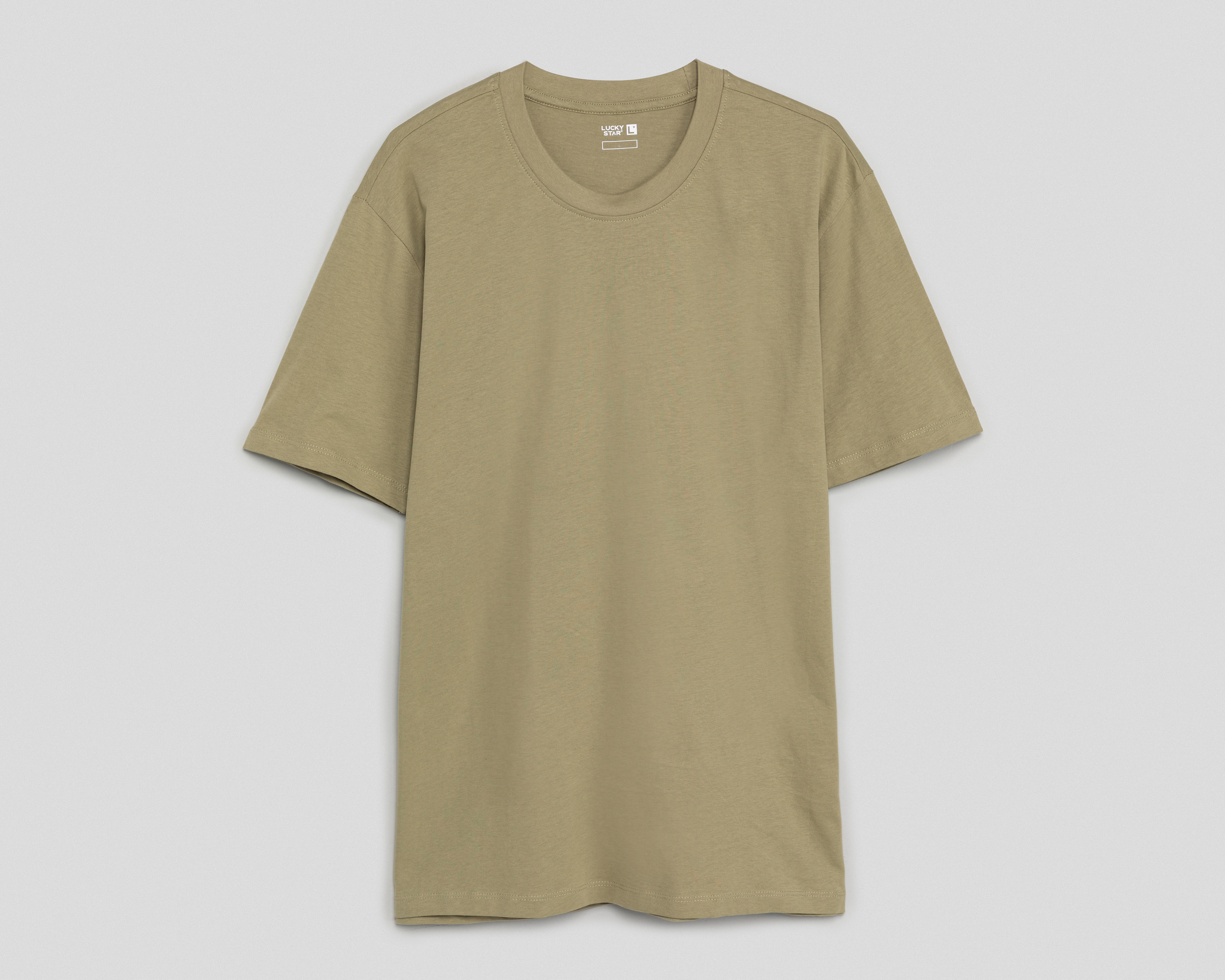 Playera de Cuello V Verde Lucky Star para Hombre