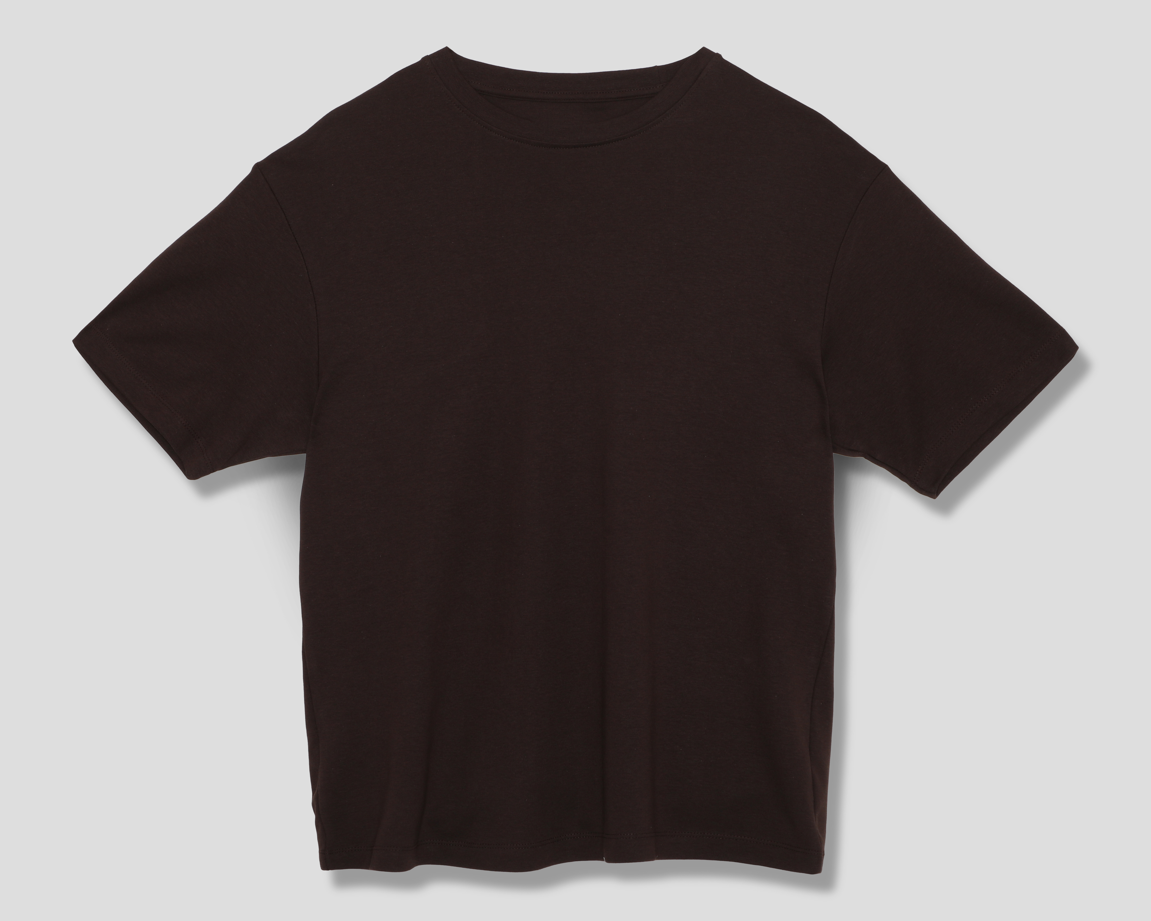 Playera de Cuello Redondo Café Refill para Hombre