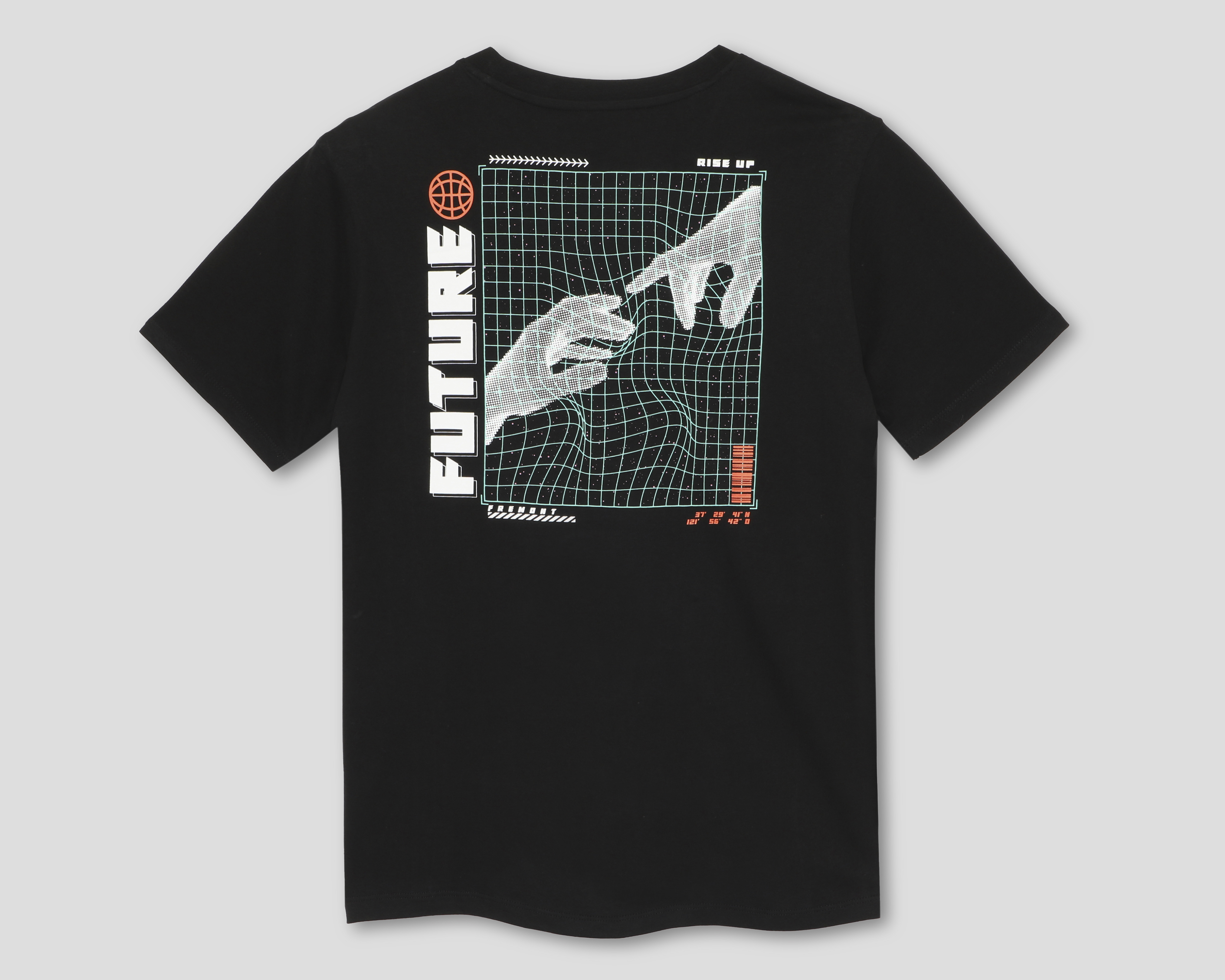 Foto 2 | Foto 2 | Playera de Cuello Redondo Negra Neo*City para Hombre