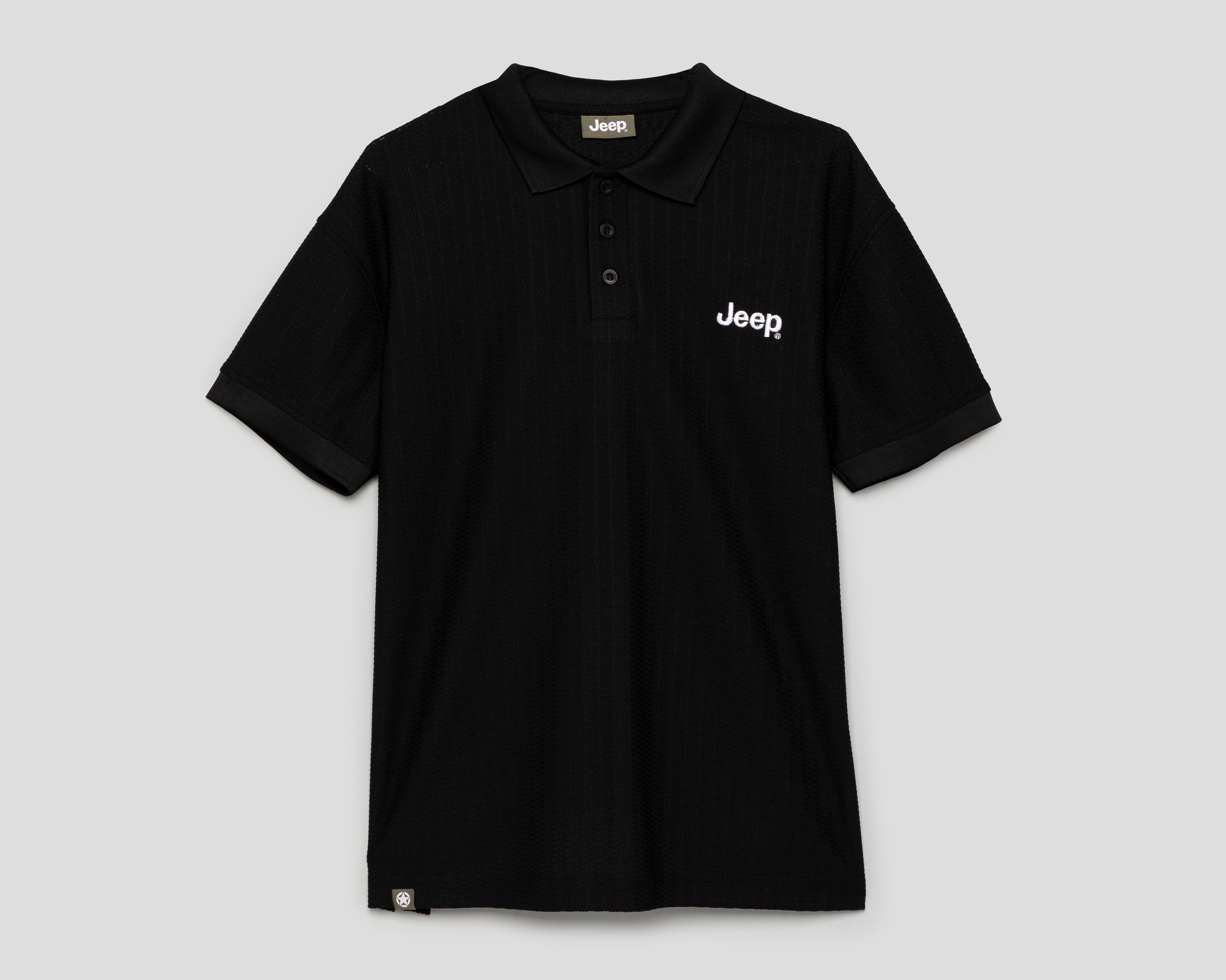 Foto 1 | Foto 1 | Playera Polo Jeep Negra para Hombre