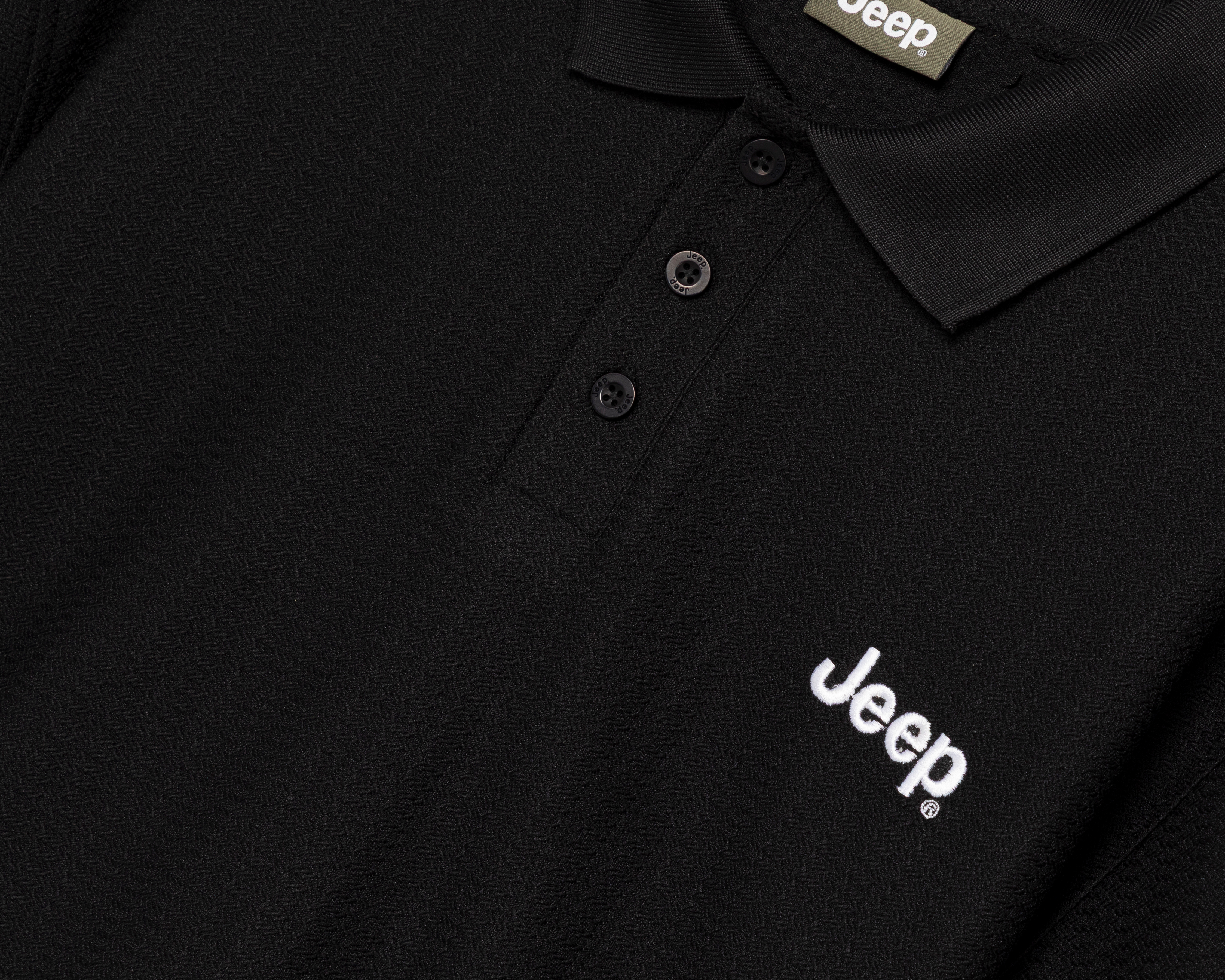 Foto 3 | Foto 3 | Playera Polo Jeep Negra para Hombre