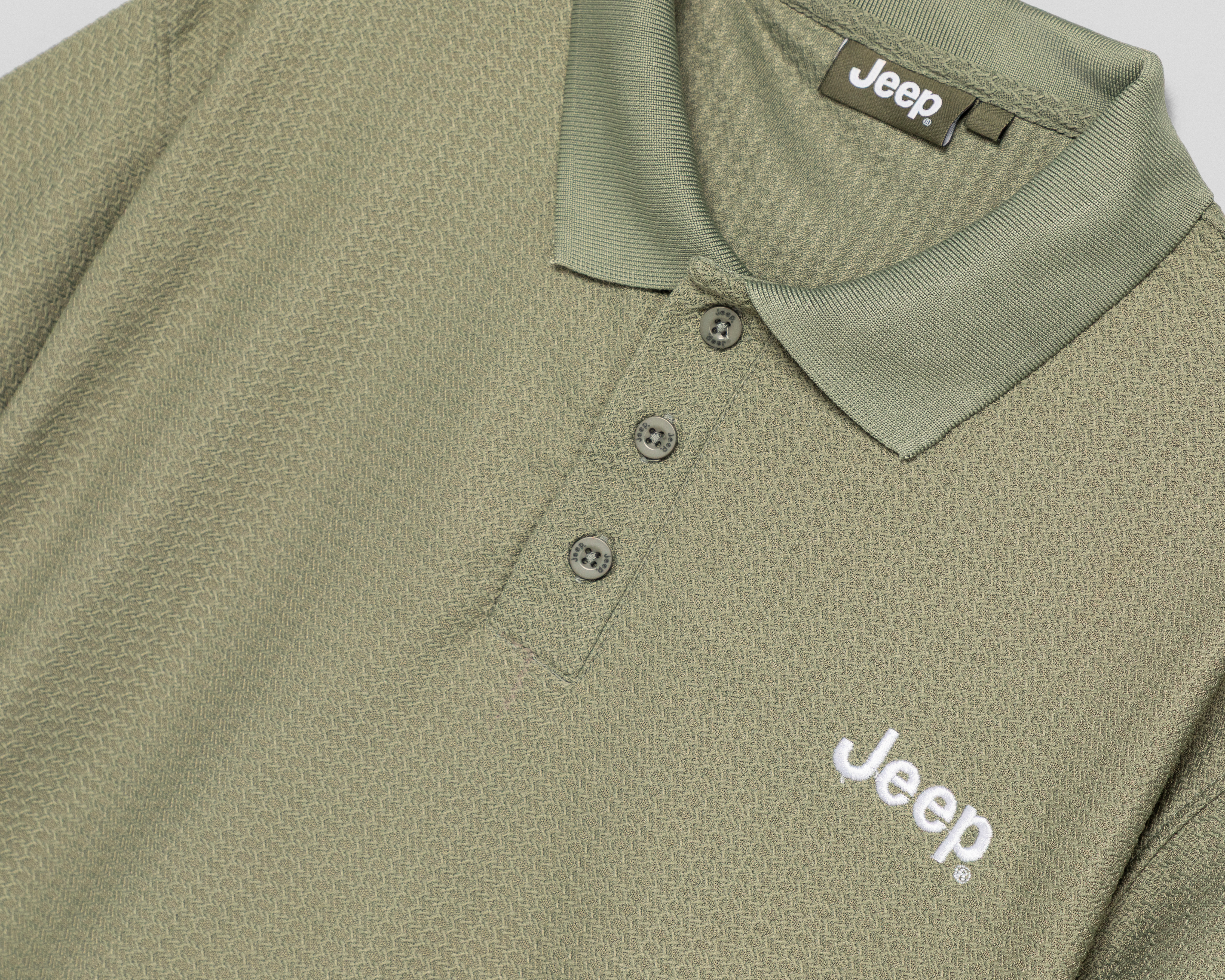 Foto 4 pulgar | Foto 3 | Playera Polo Jeep Verde para Hombre