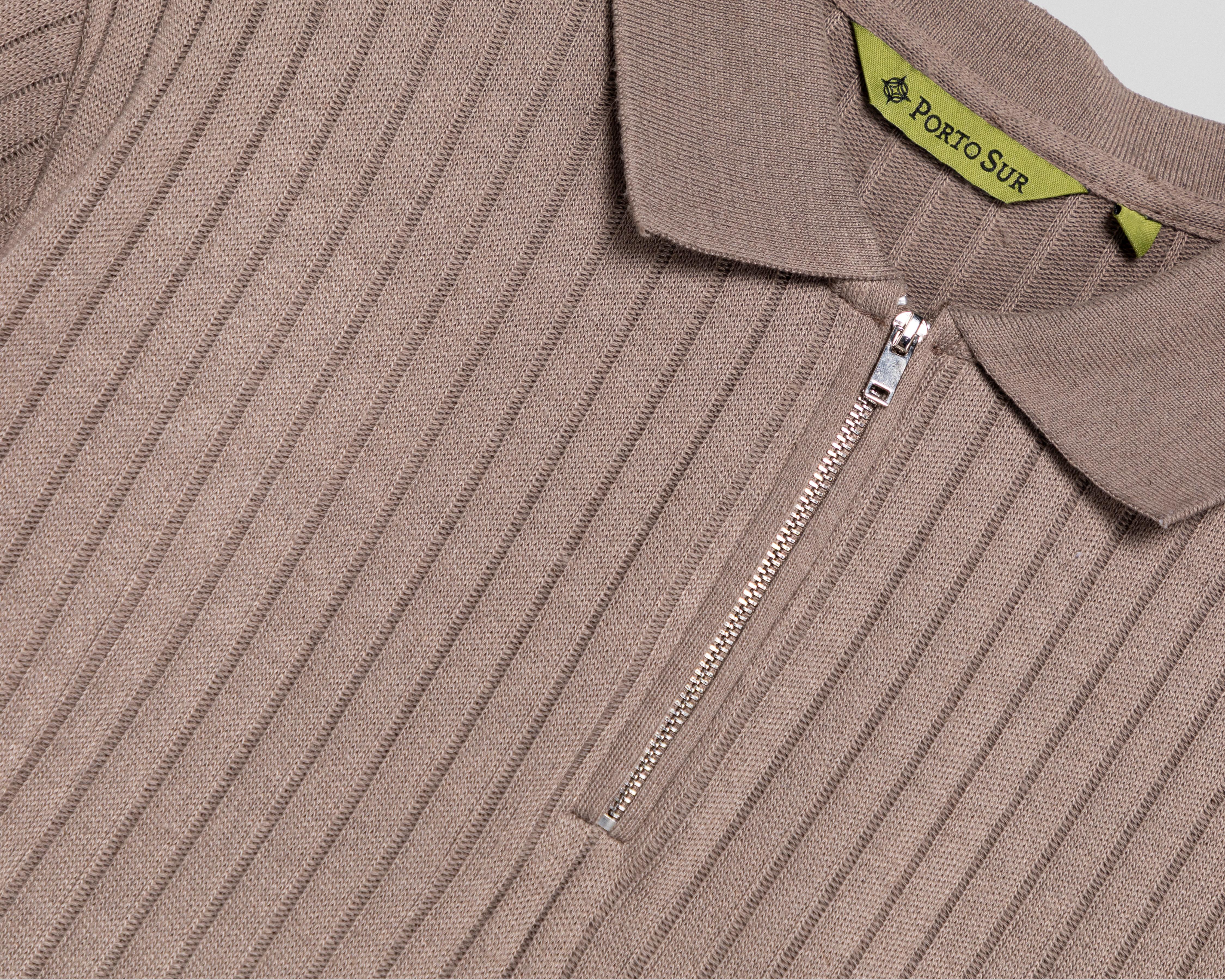 Foto 3 | Foto 3 | Playera Polo Porto Sur Manga Corta Café para Hombre