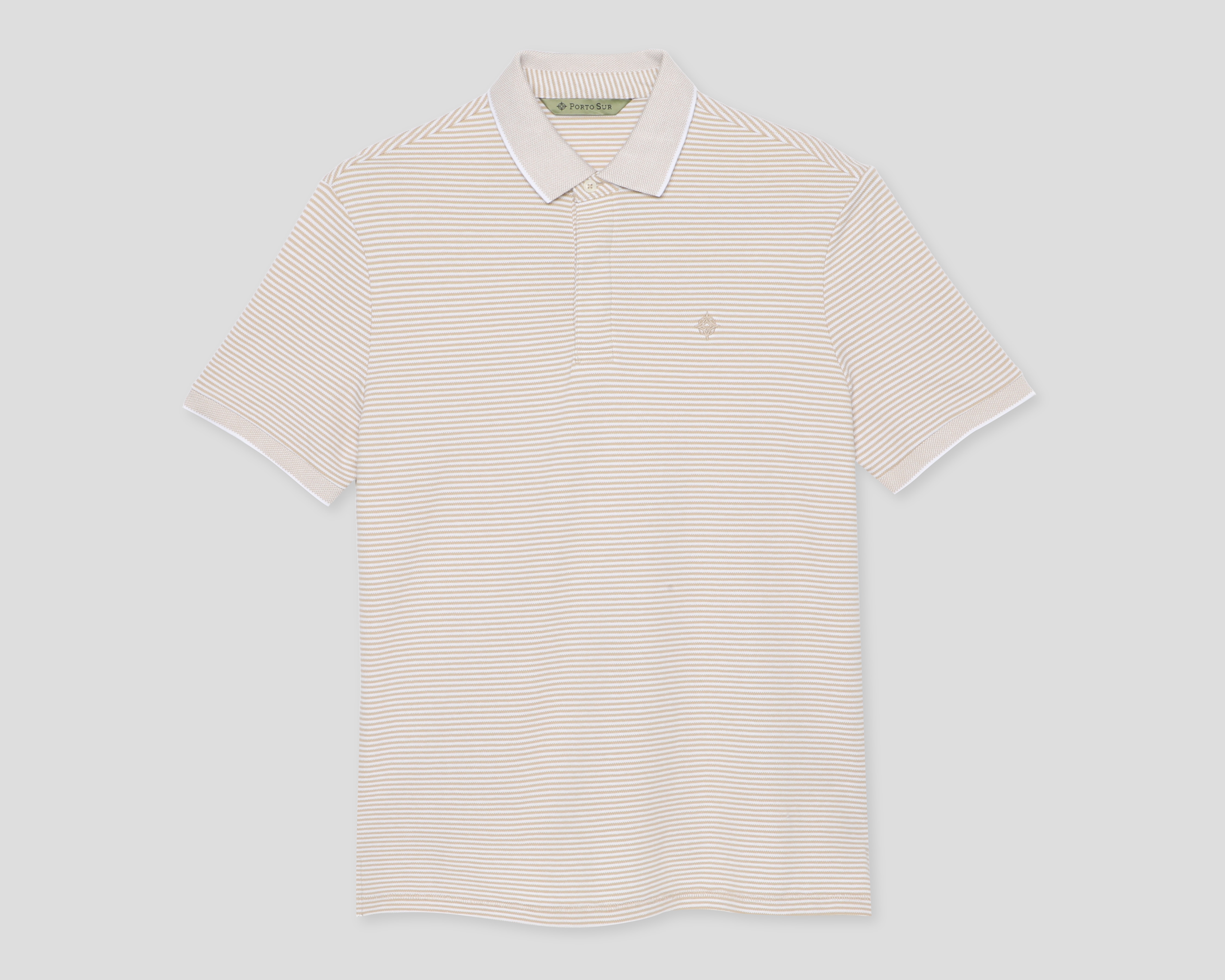 Playera Polo Porto Sur Caqui para Hombre