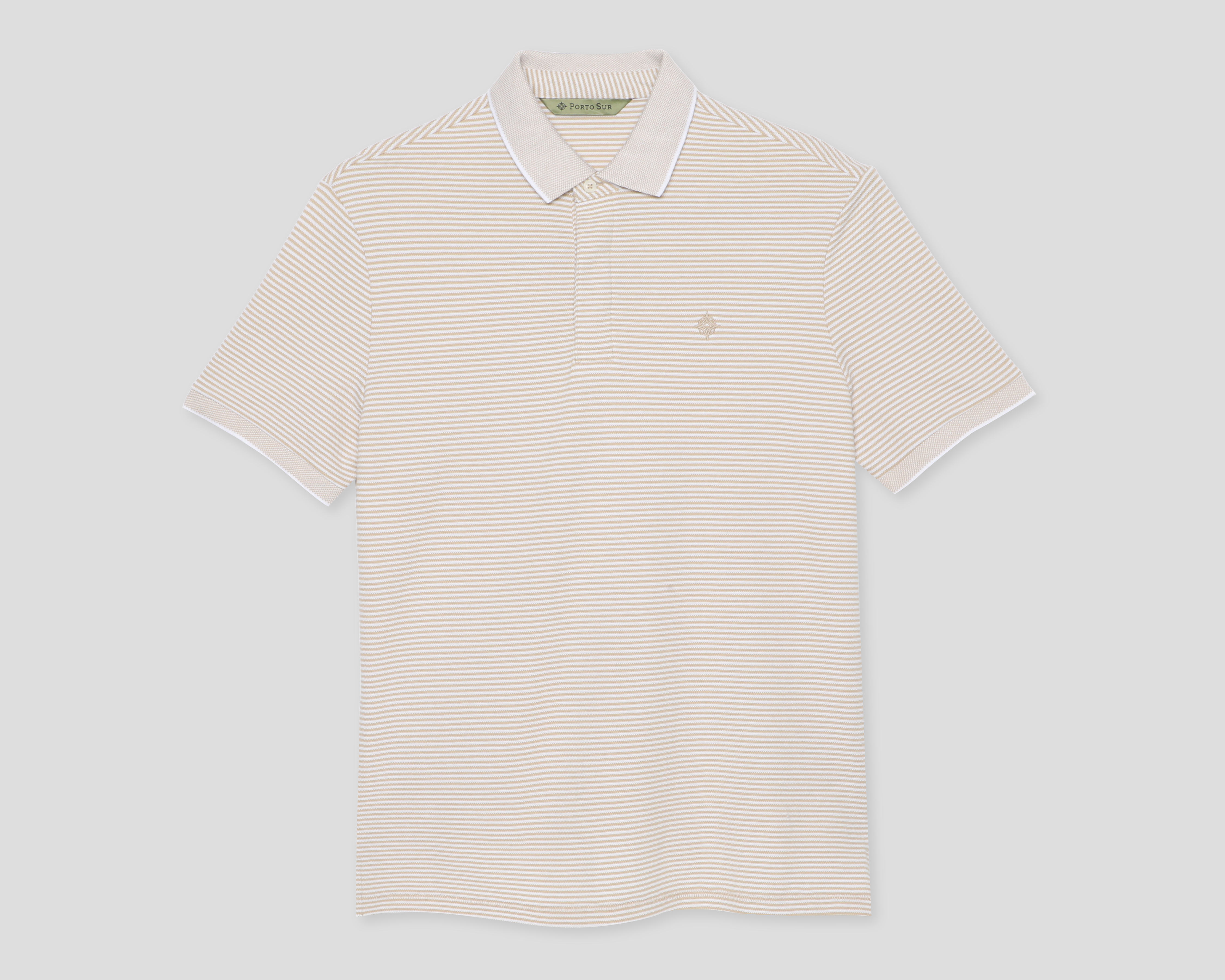 Foto 2 pulgar | Foto 1 | Playera Polo Porto Sur Caqui para Hombre