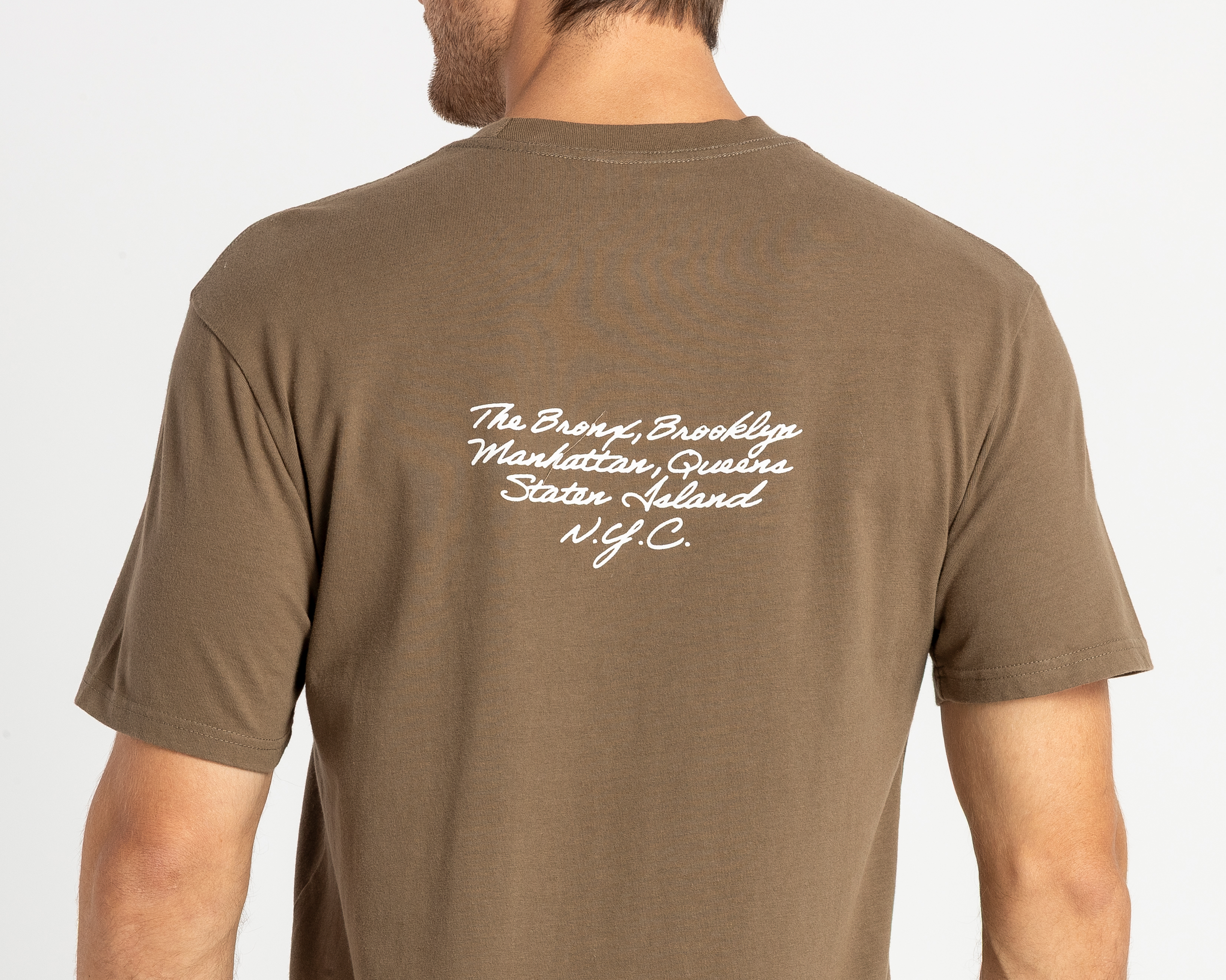 Foto 5 | Foto 5 | Playera de Cuello Redondo Café Refill para Hombre