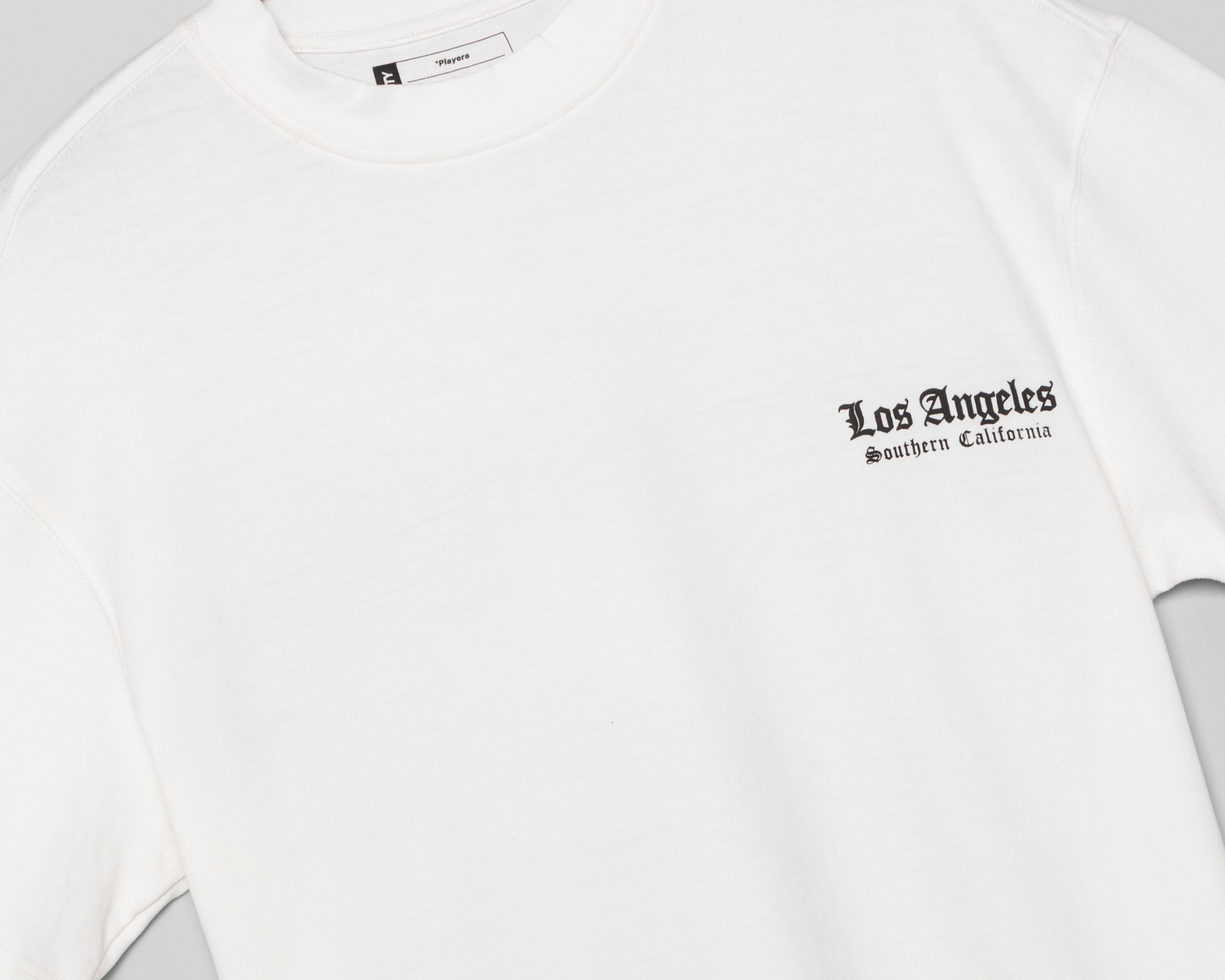 Foto 3 | Foto 3 | Playera de Cuello Redondo Blanca Neo*City para Hombre