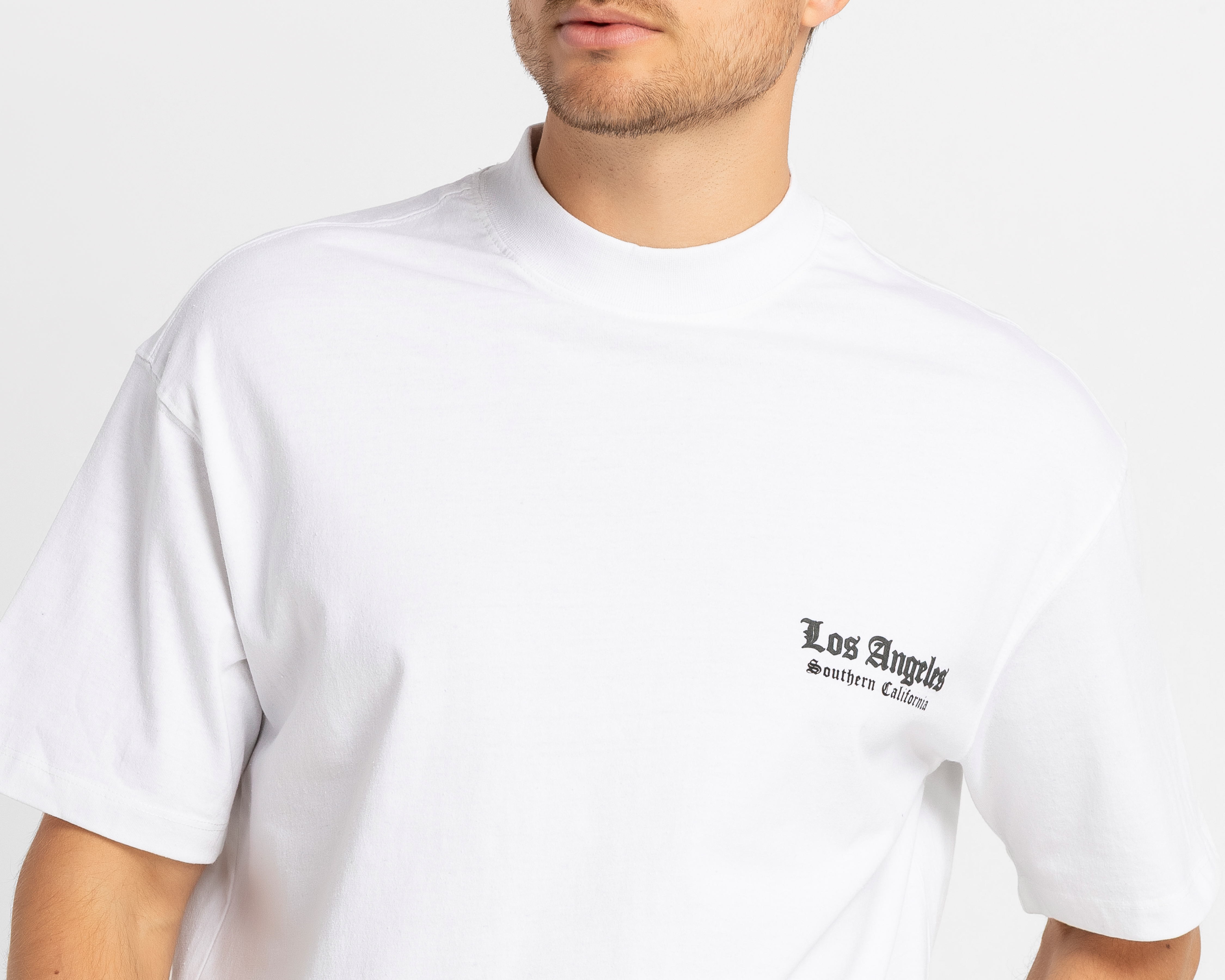 Foto 4 | Foto 4 | Playera de Cuello Redondo Blanca Neo*City para Hombre