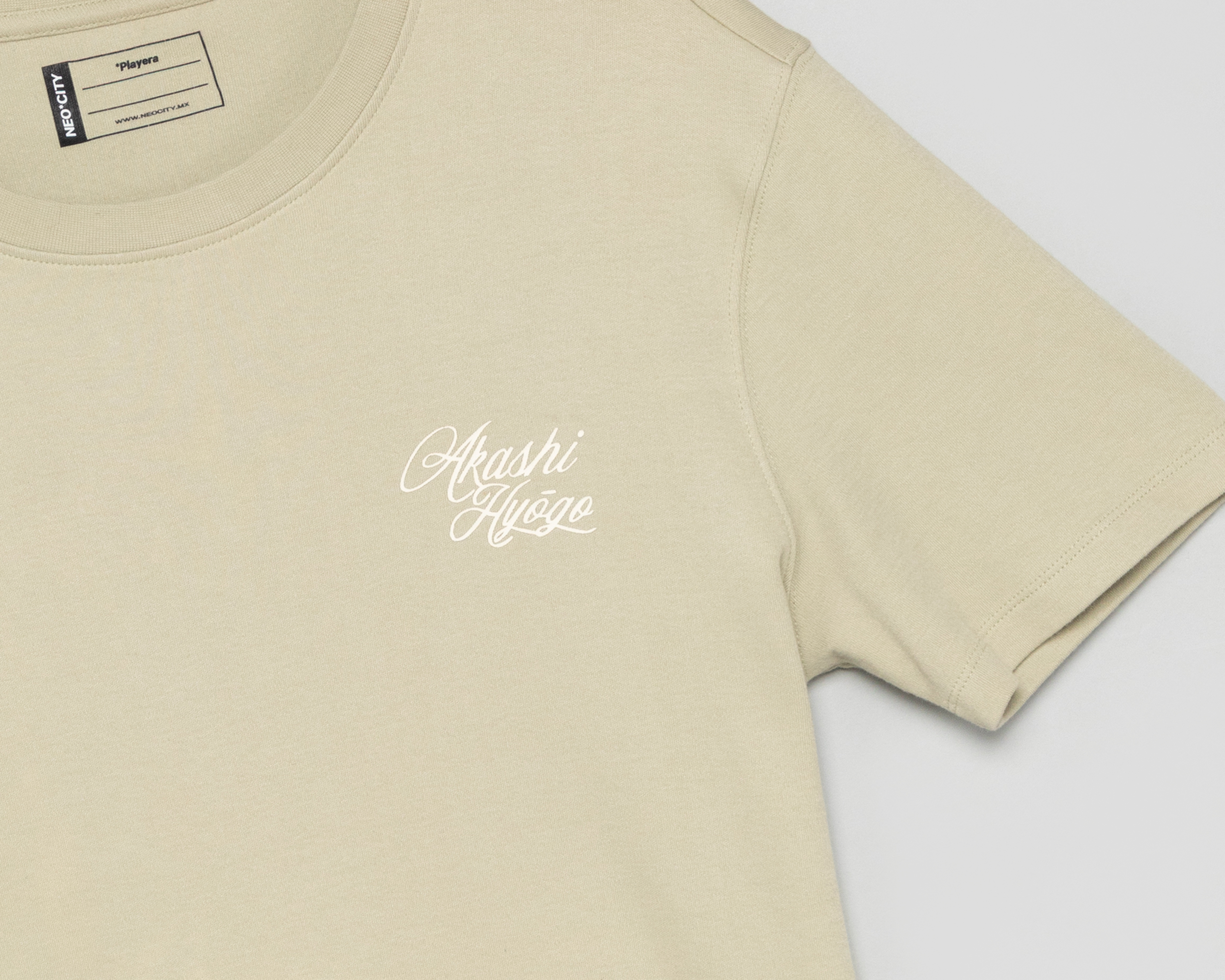 Foto 4 pulgar | Foto 3 | Playera de Cuello Redondo Verde Neo*City para Hombre