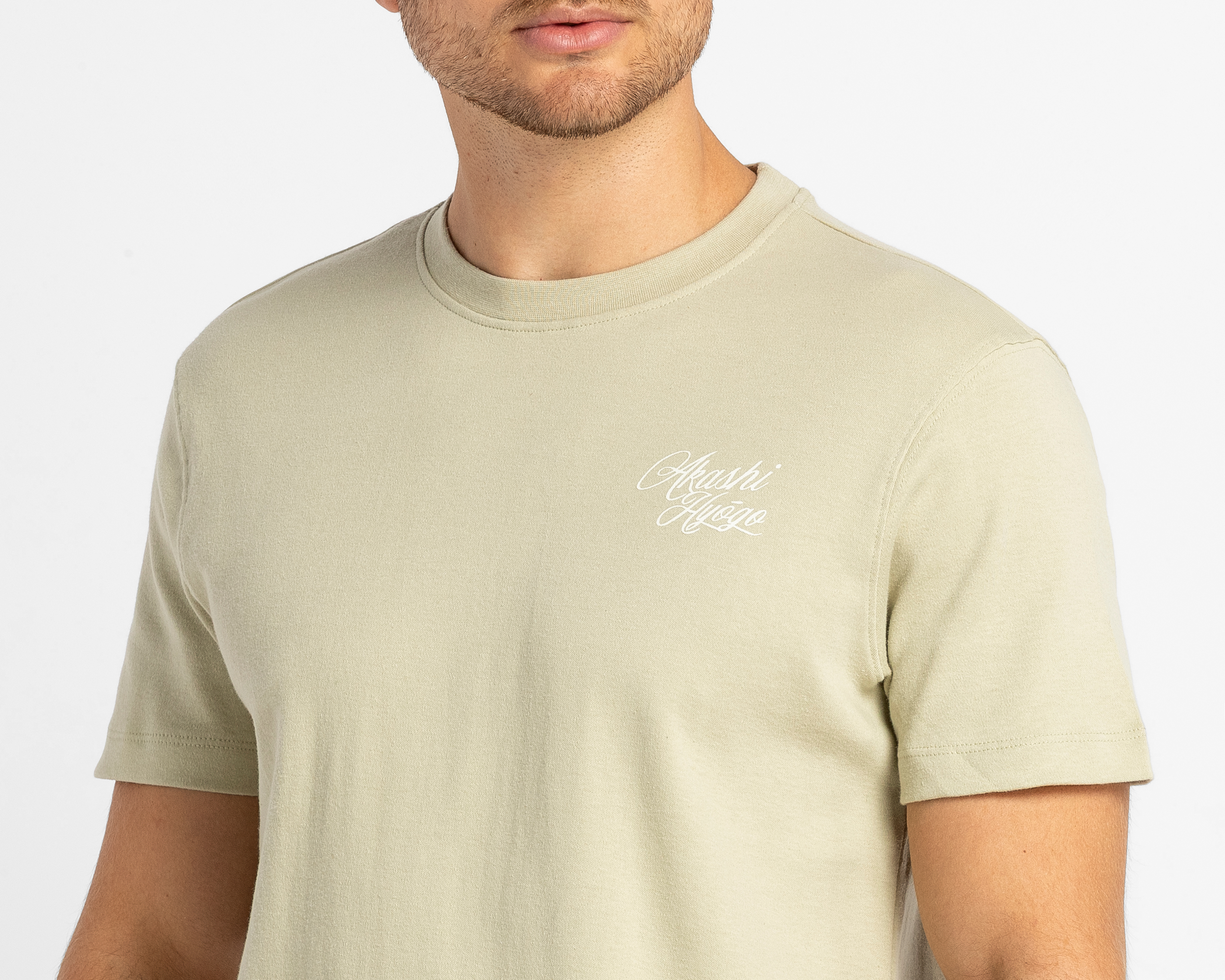 Foto 5 pulgar | Foto 4 | Playera de Cuello Redondo Verde Neo*City para Hombre