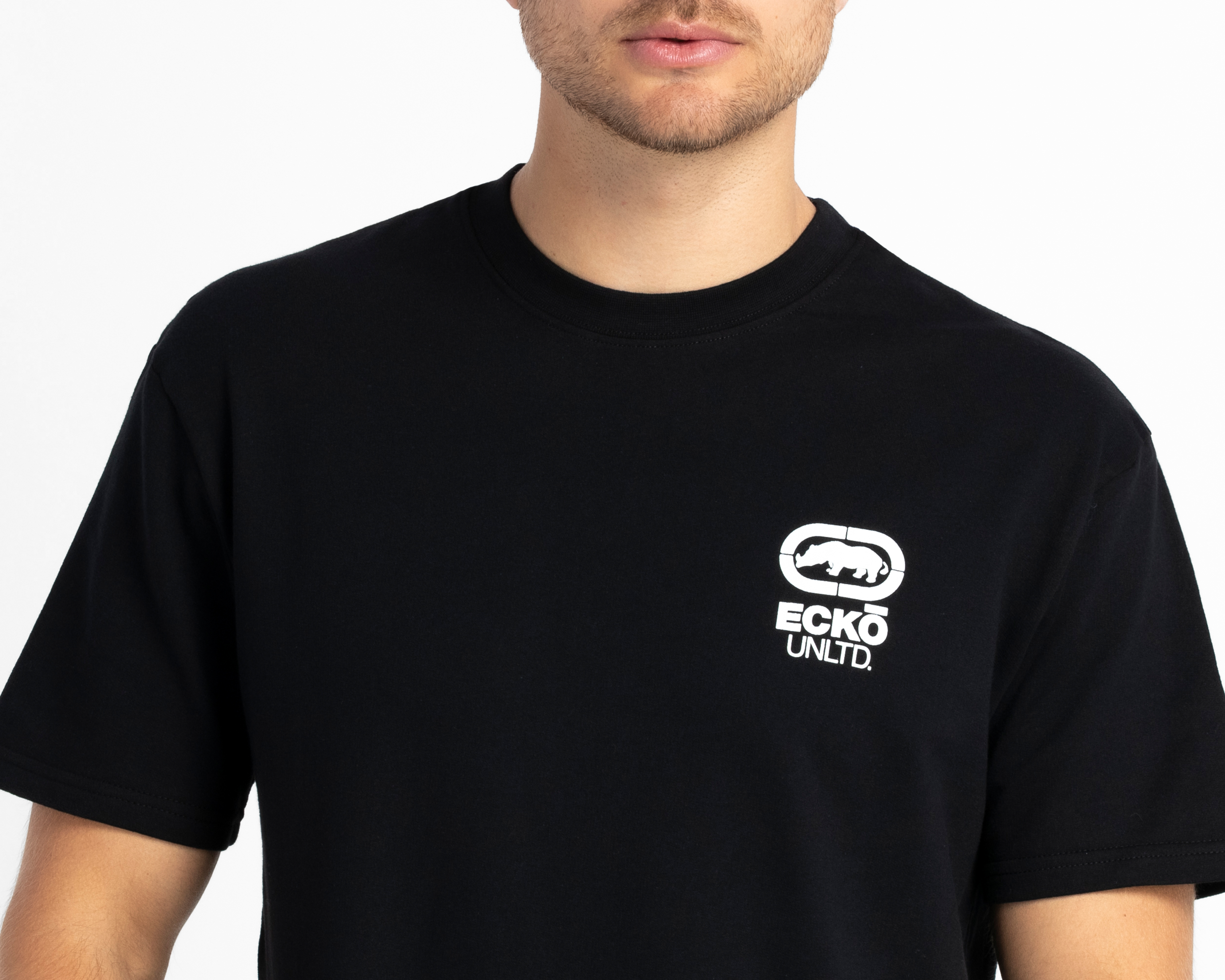 Foto 4 | Foto 4 | Playera de Cuello Redondo Negro Ecko Unltd. para Hombre