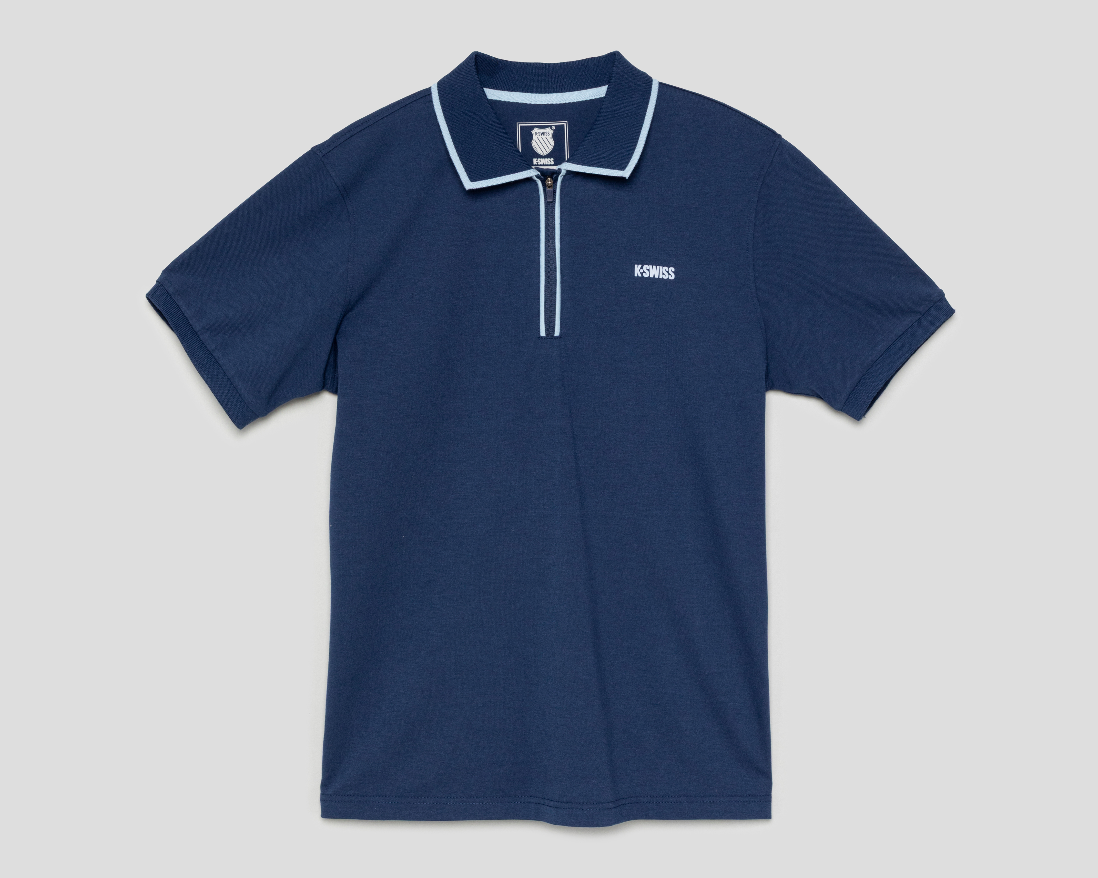 Playera Polo K-Swiss Azul para Hombre
