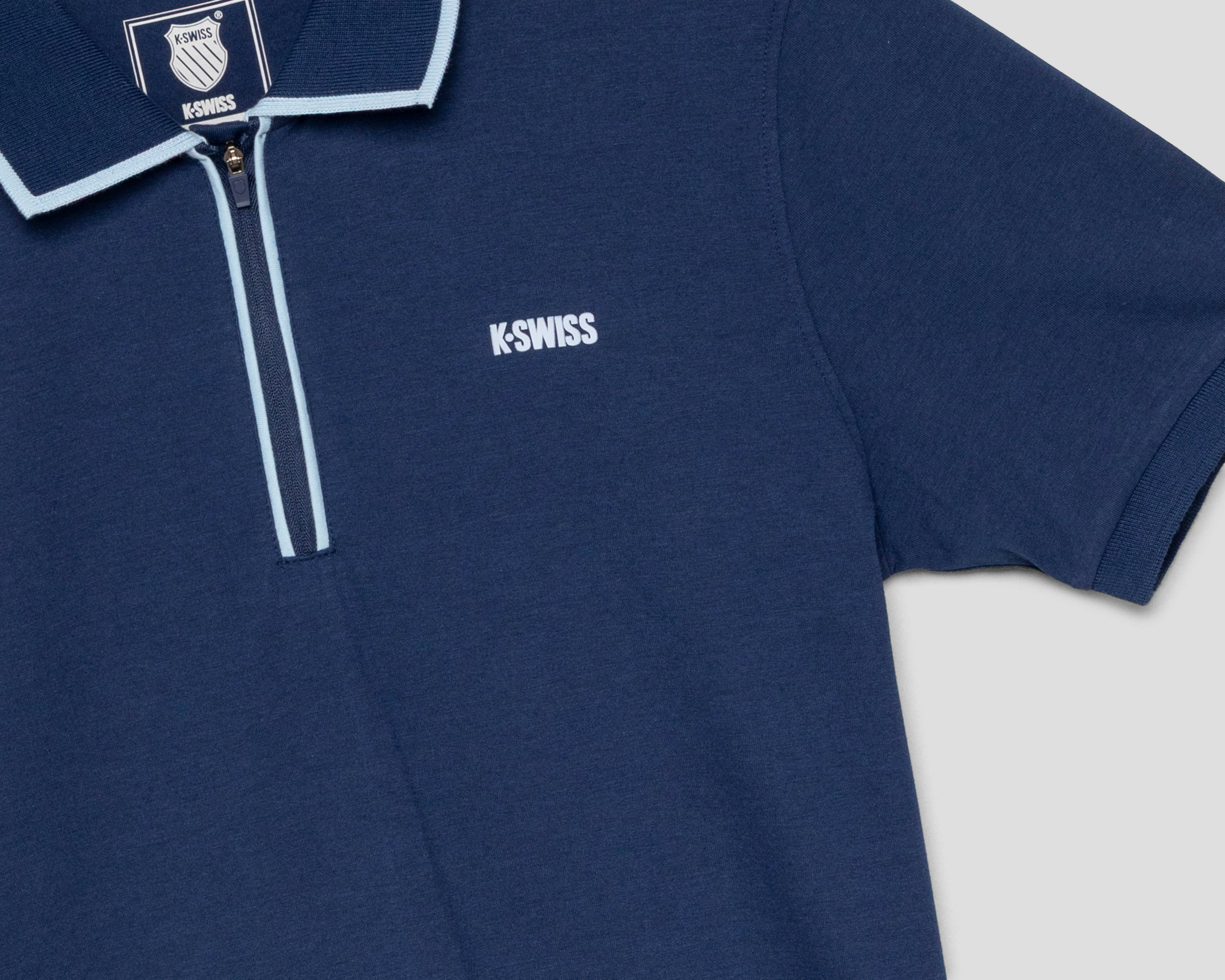 Foto 3 | Foto 3 | Playera Polo K-Swiss Azul para Hombre