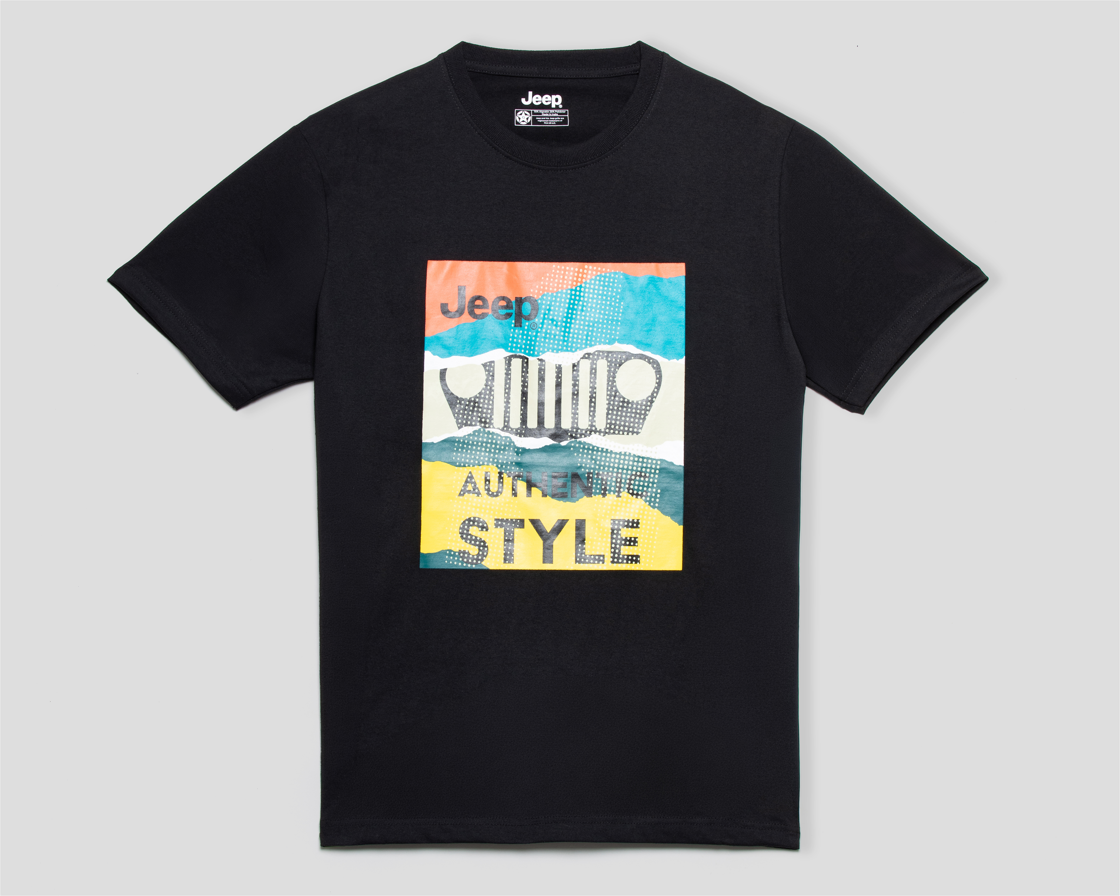 Foto 1 | Foto 1 | Playera de Cuello Redondo Negra Jeep para Hombre