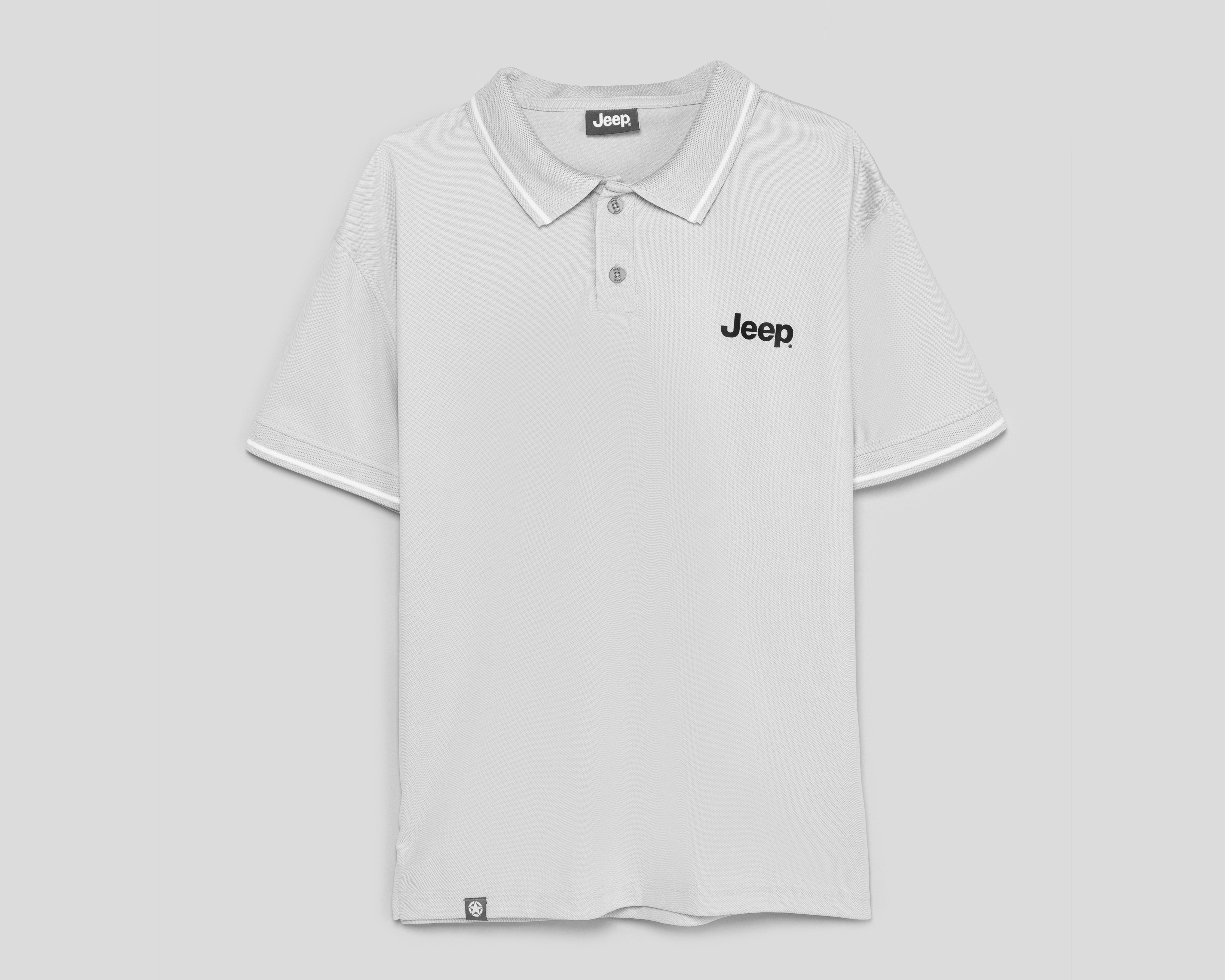 Playera Polo Jeep Gris para Hombre