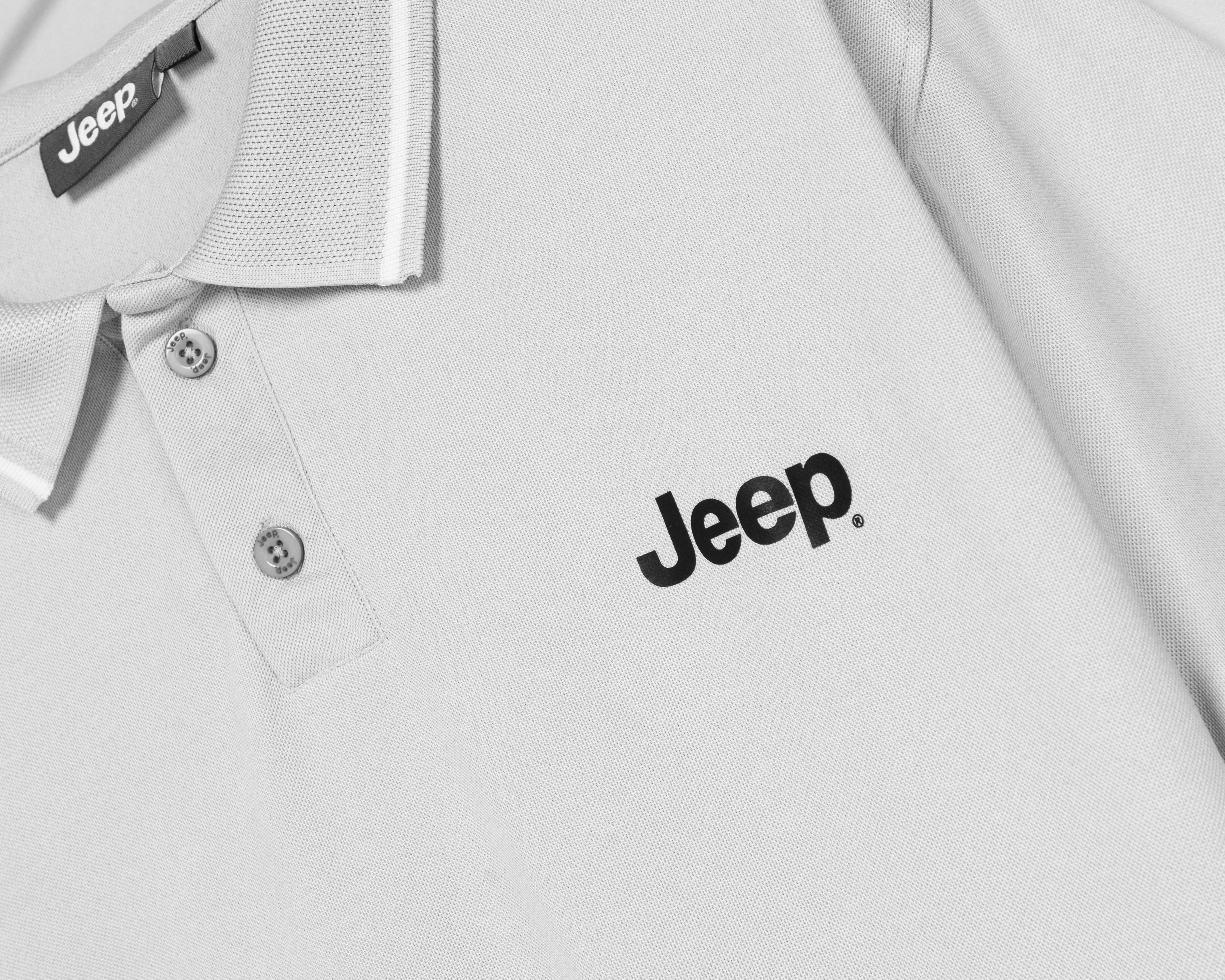 Foto 3 | Foto 3 | Playera Polo Jeep Gris para Hombre