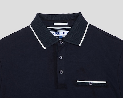 Foto 3 | Foto 3 | Playera Polo Refill Azul para Hombre