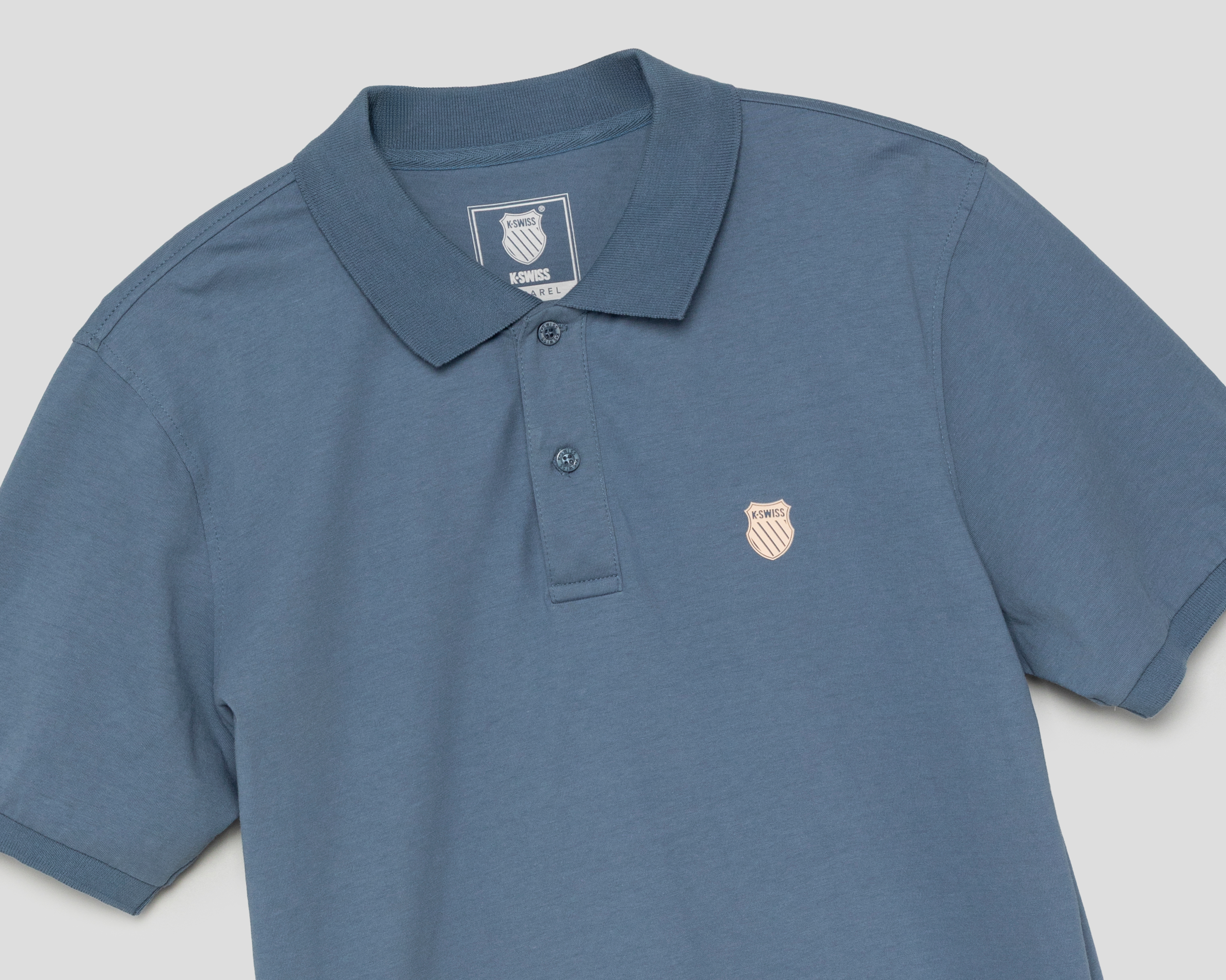 Foto 3 | Foto 3 | Playera Polo K-Swiss Azul para Hombre