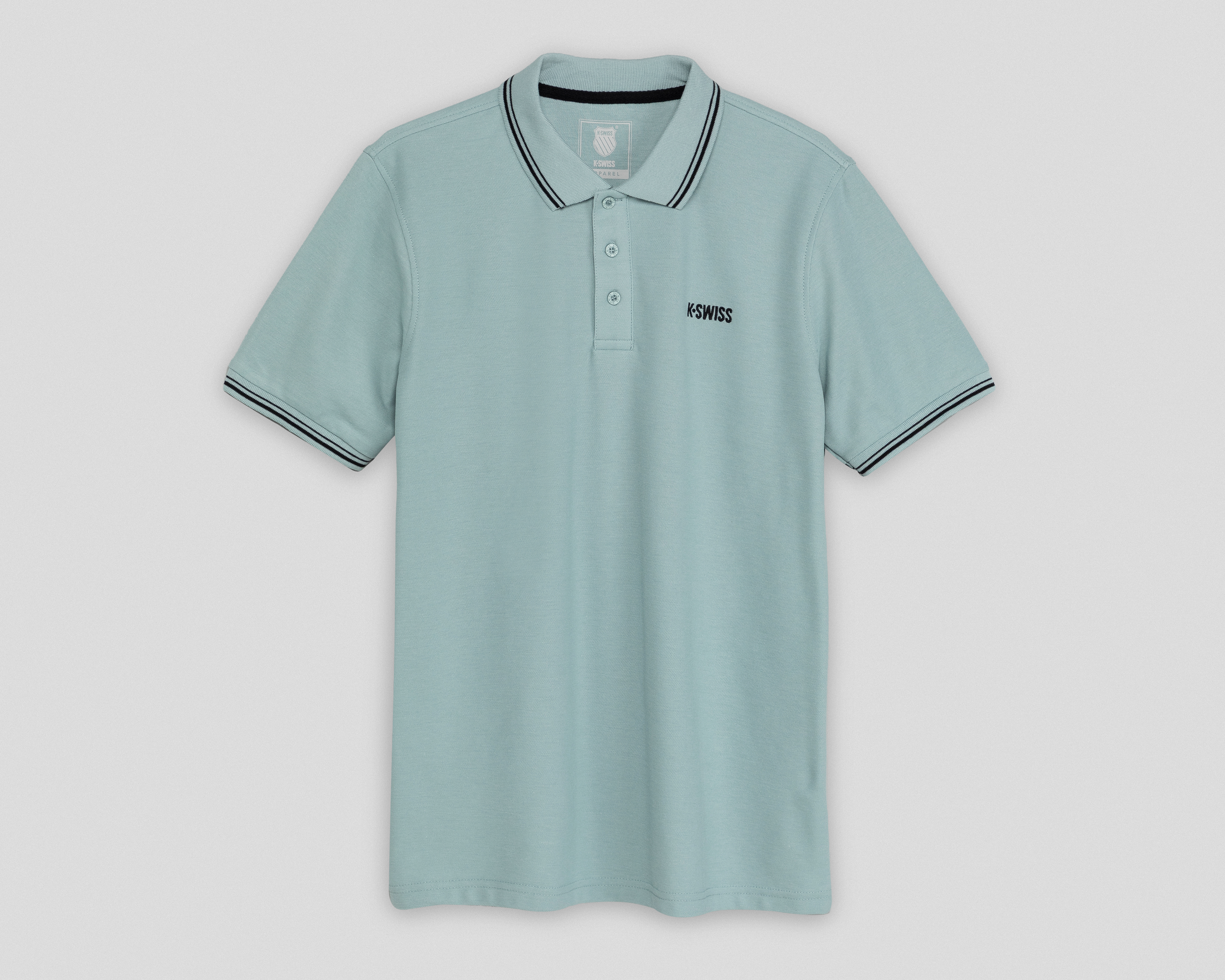 Playera Polo K-Swiss Verde para Hombre