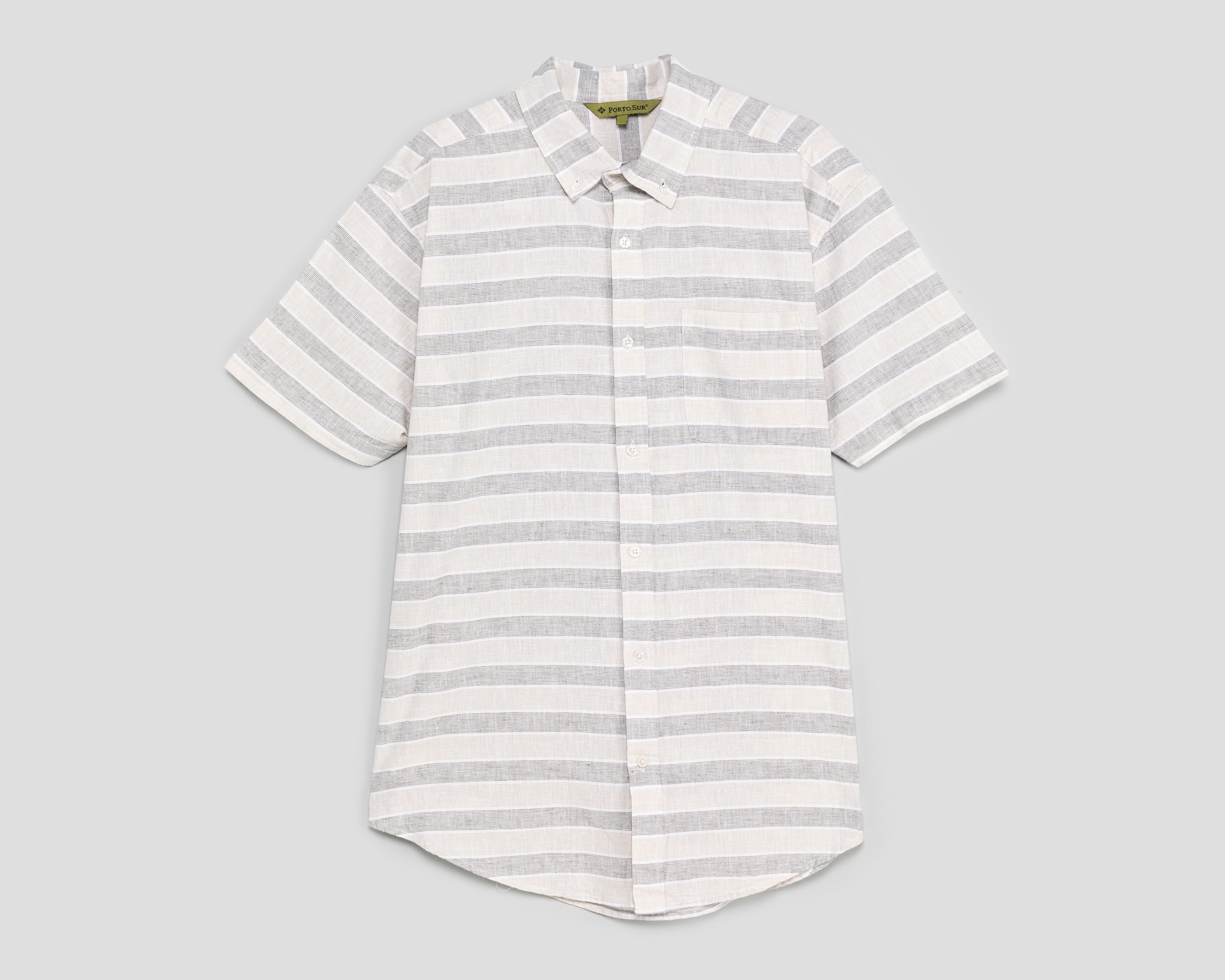 Camisa Casual Porto Sur Regular a Rayas para Hombre
