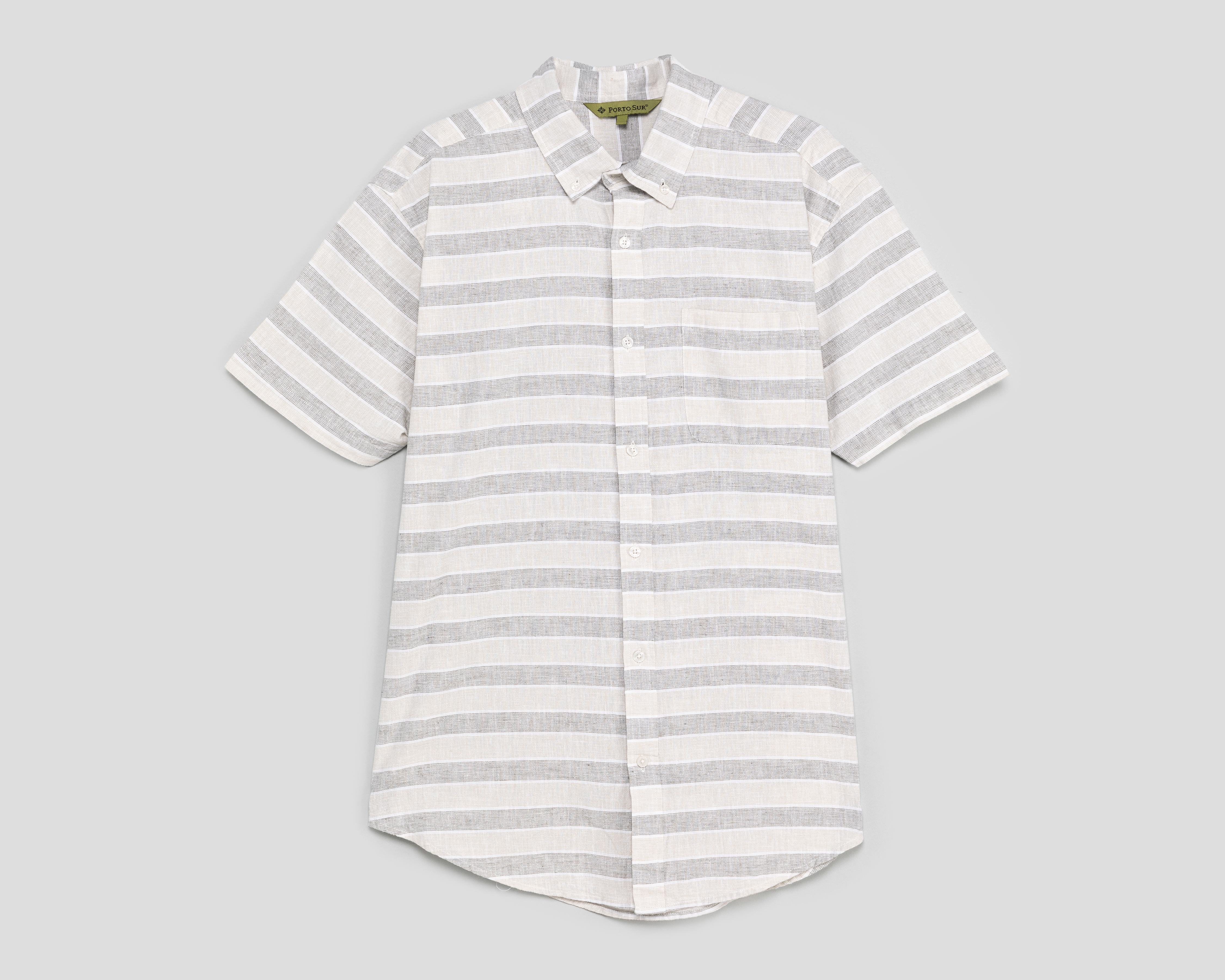 Camisa Casual Porto Sur Regular a Rayas para Hombre