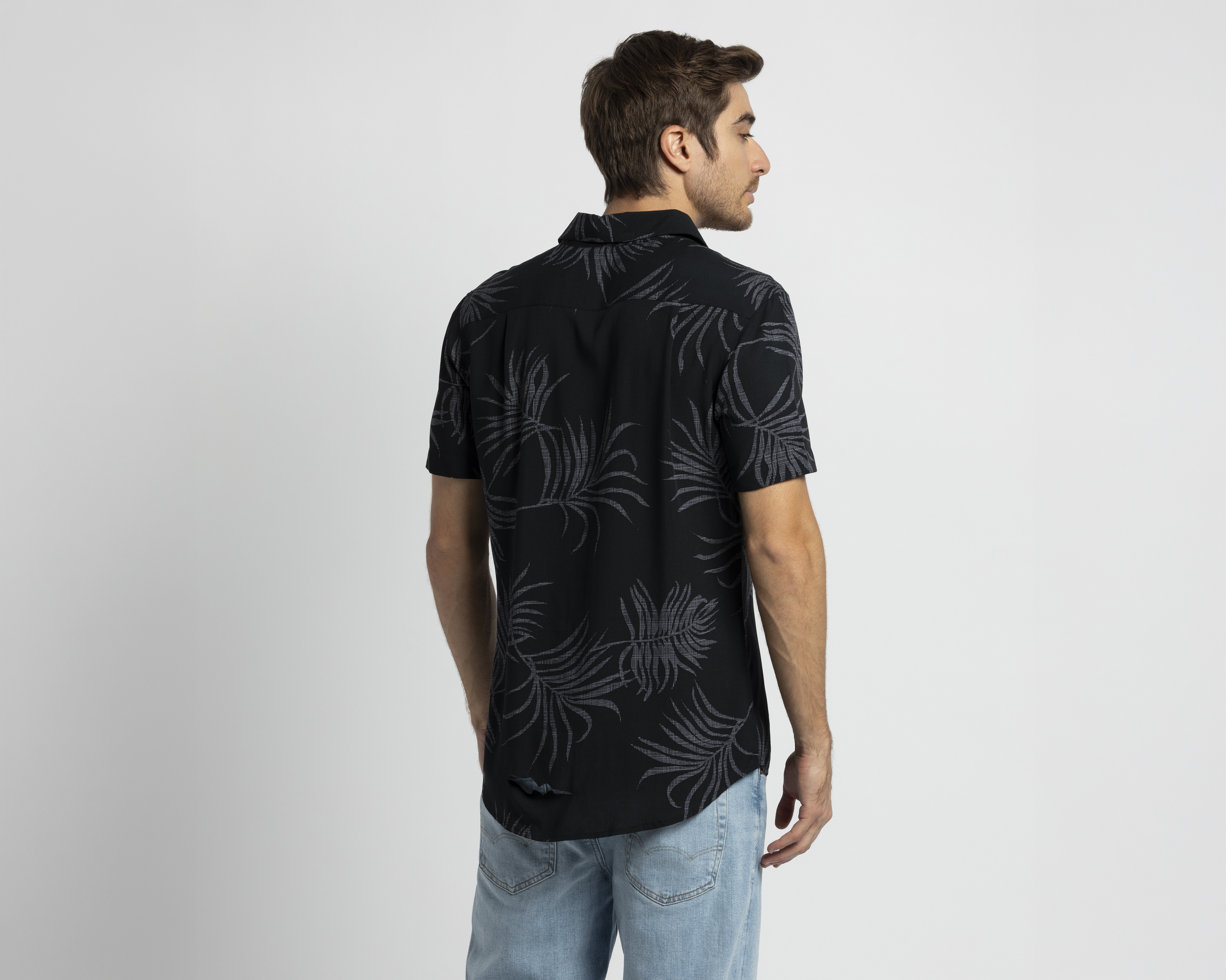 Foto 3 | Foto 3 | Camisa Casual de Algodón Strona Regular Fit Estampada para Hombre