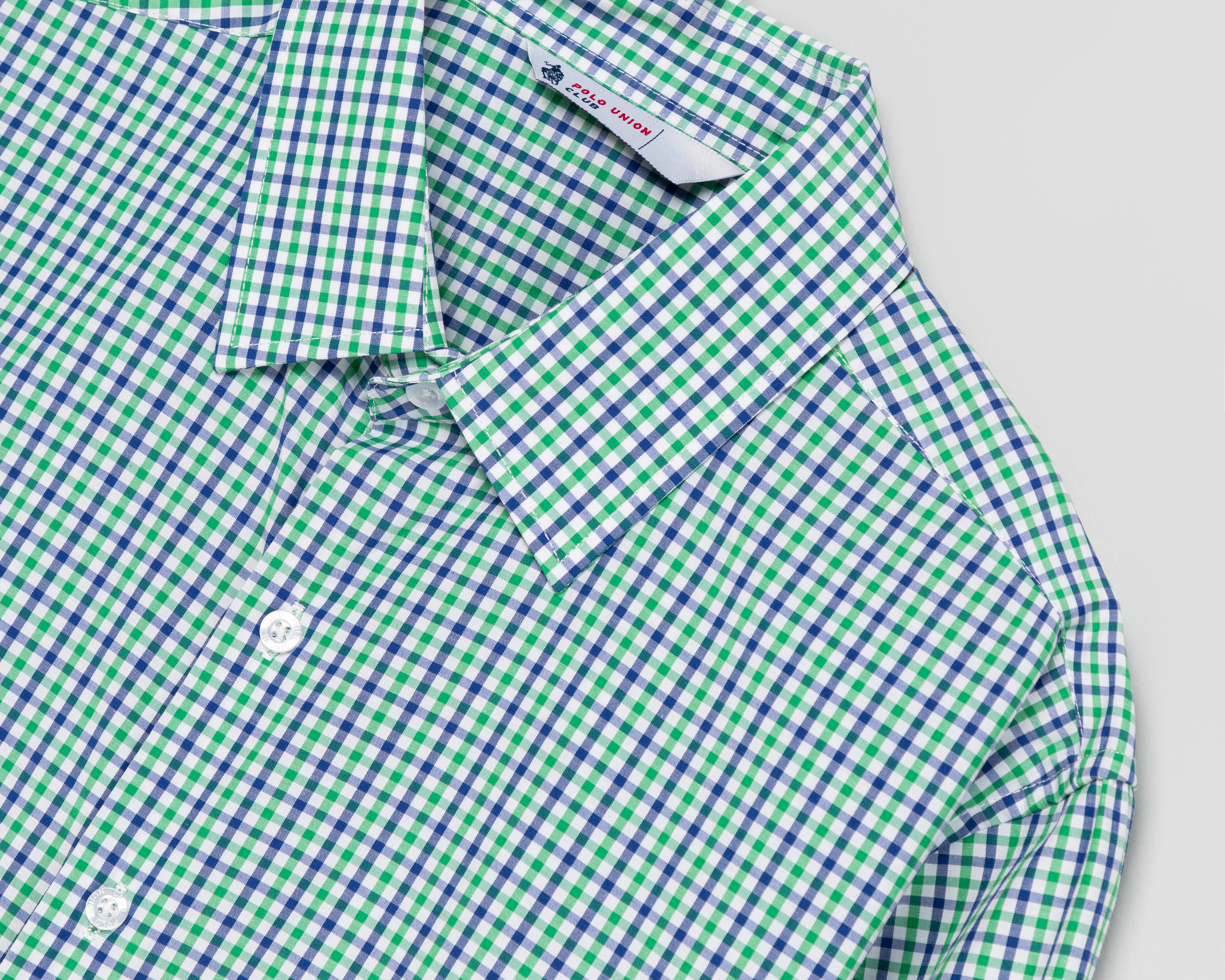 Foto 4 pulgar | Foto 3 | Camisa Casual Polo Union Club Regular a Cuadros para Hombre