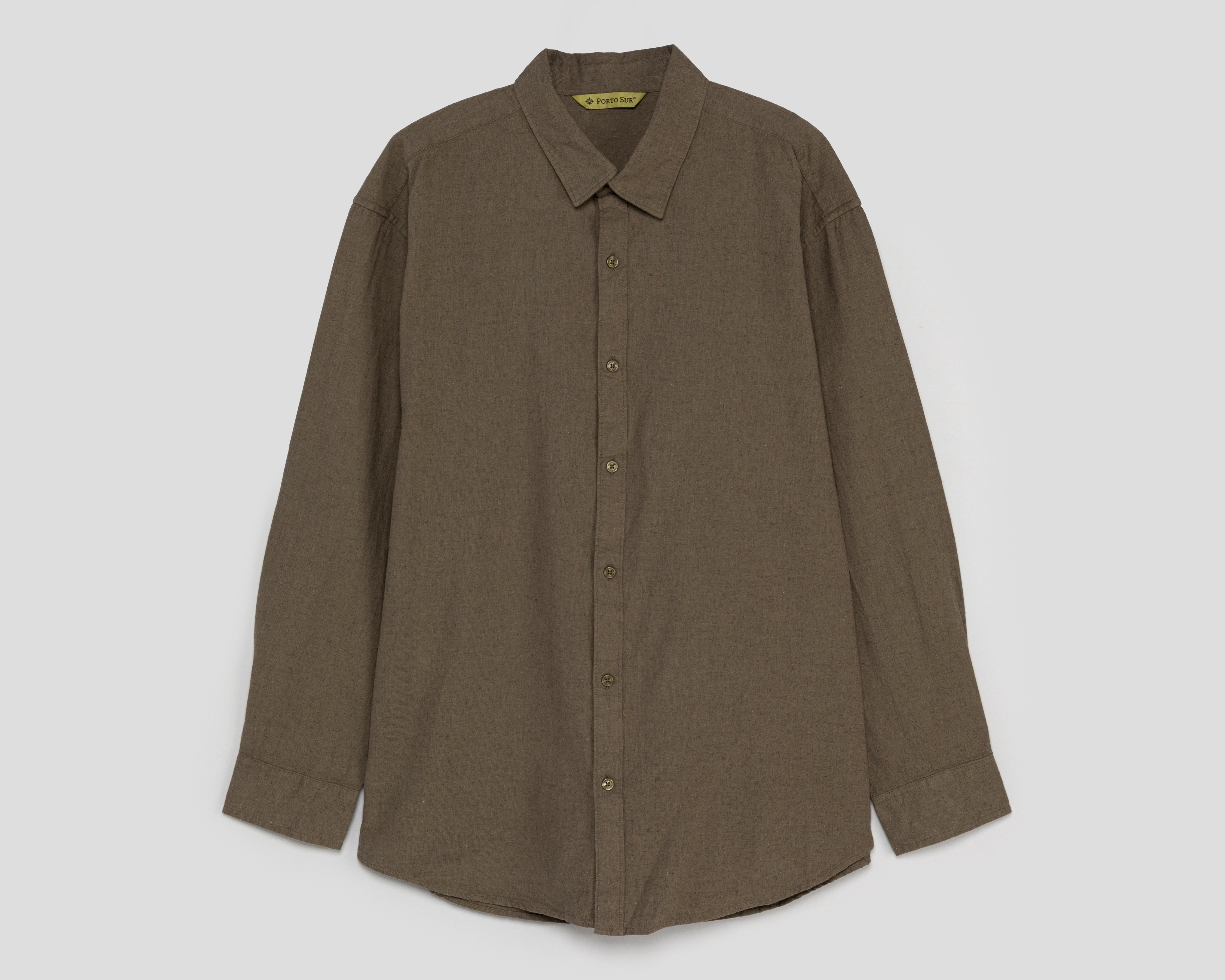 Foto 1 | Foto 1 | Camisa Casual Porto Sur Regular Lisa para Hombre