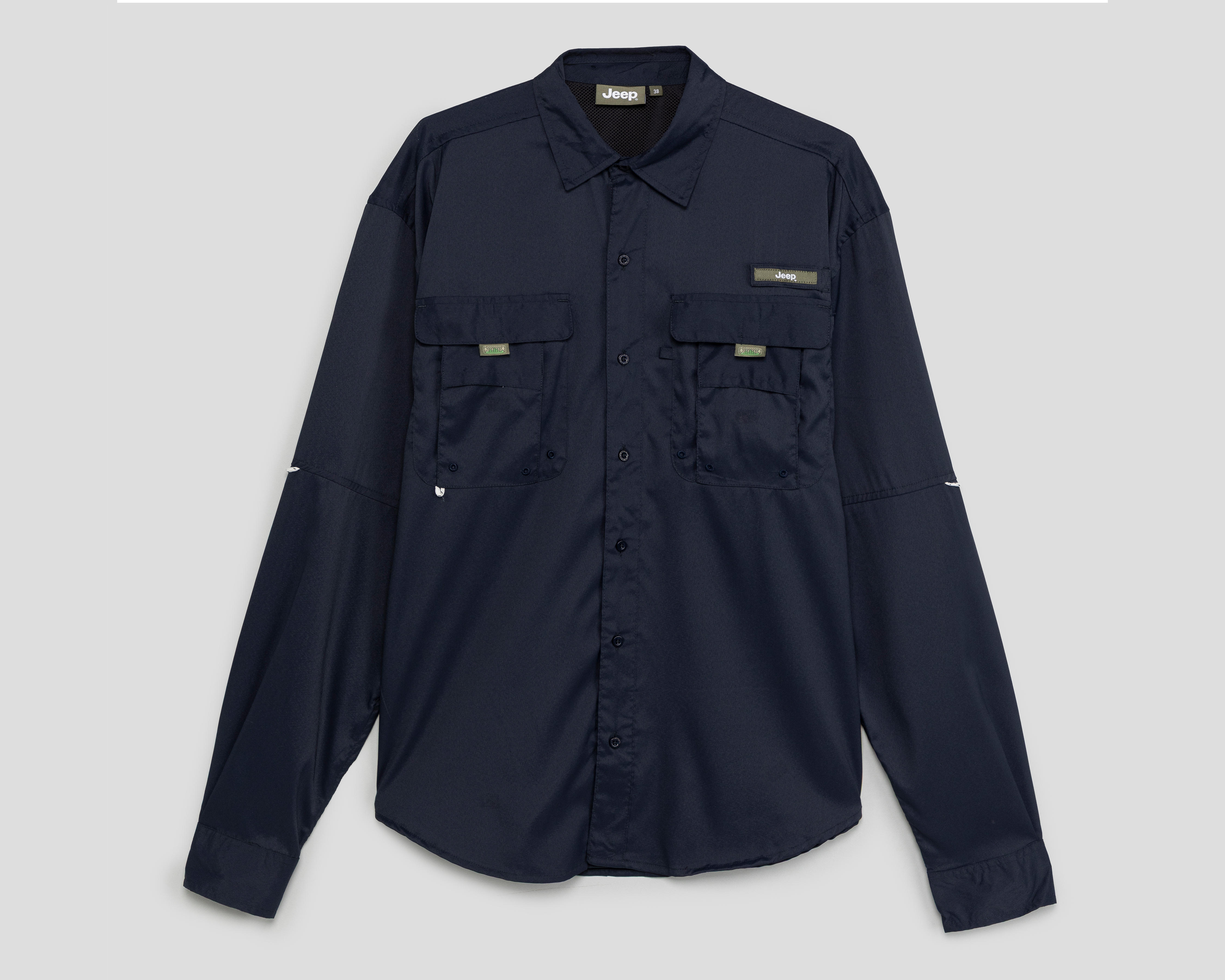 Camisa Casual Jeep Regular Lisa para Hombre