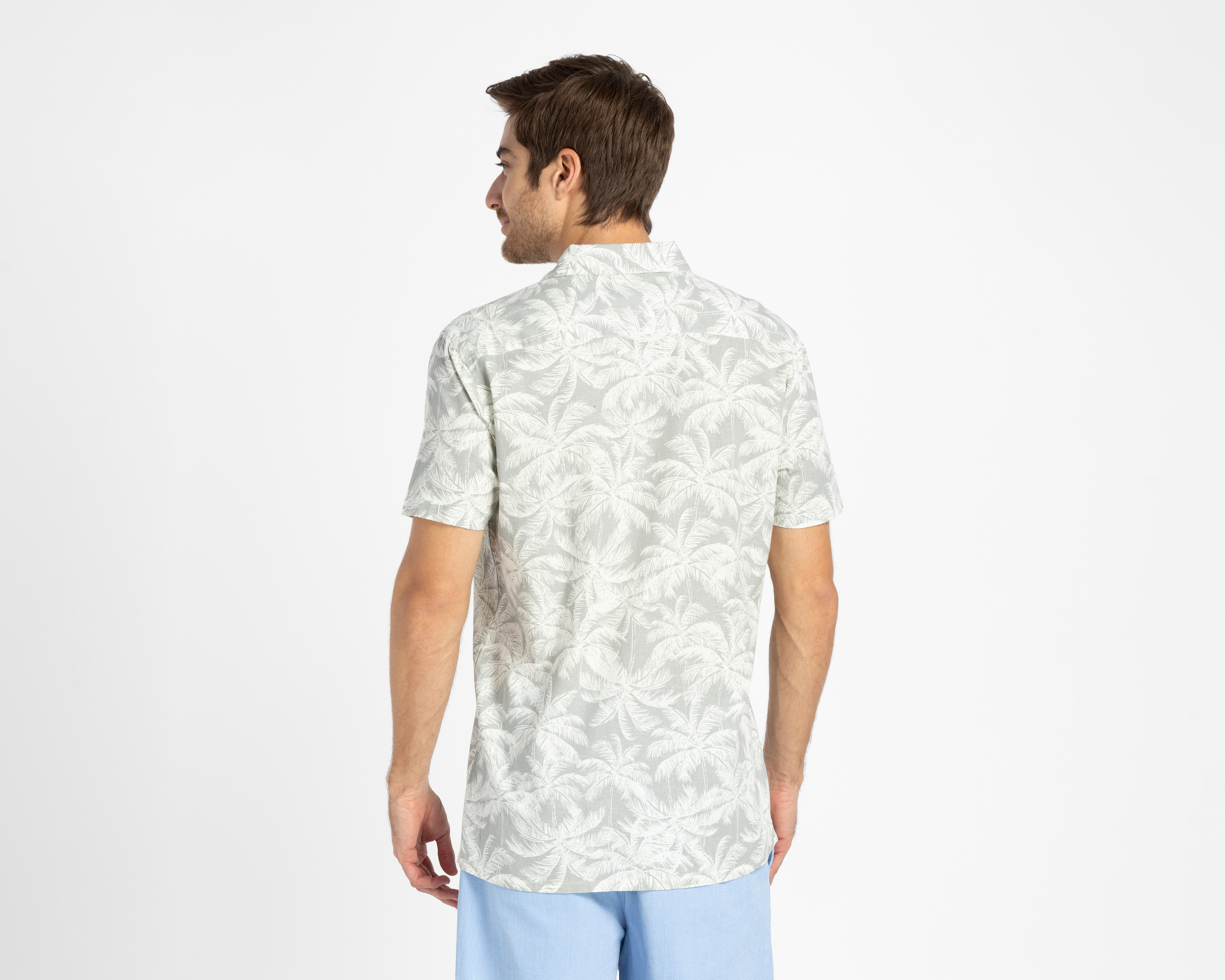 Foto 2 | Foto 2 | Camisa Casual Porto Sur Regular Fit Estampada para Hombre