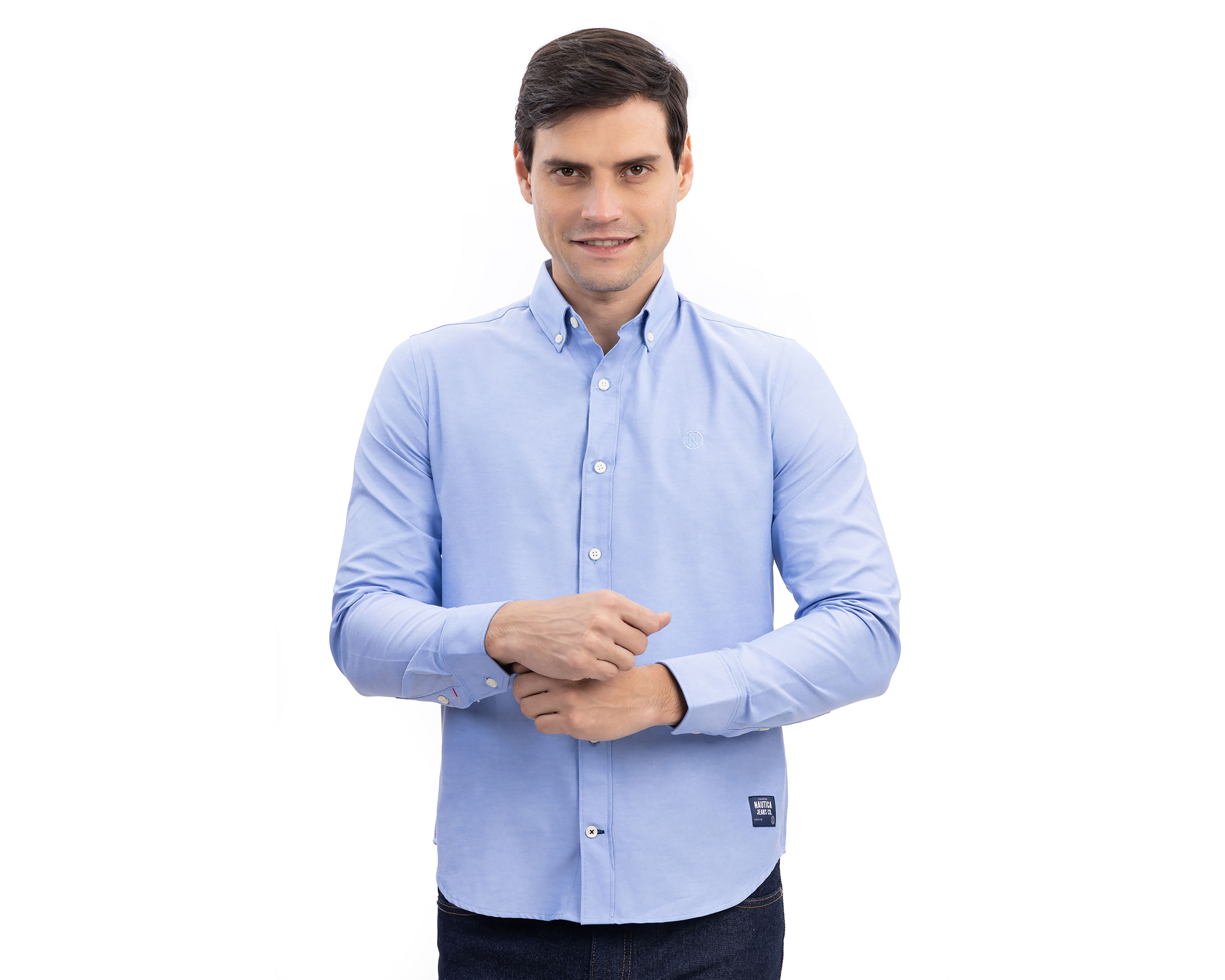 Foto 1 | Foto 1 | Camisa Casual Nautica Jeans Co Regular Fit Lisa para Hombre