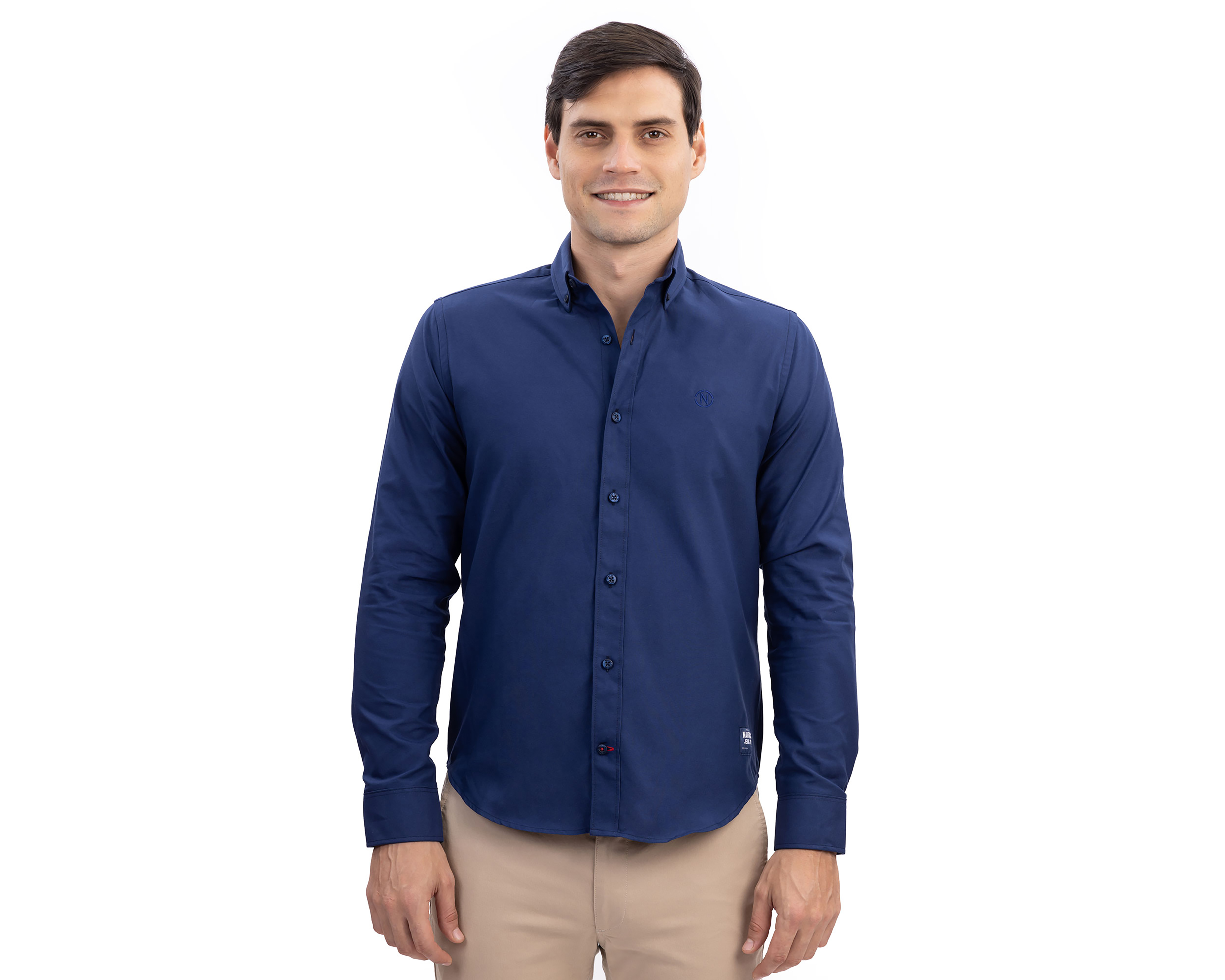 Foto 1 | Foto 1 | Camisa Casual Nautica Jeans Co Regular Lisa para Hombre