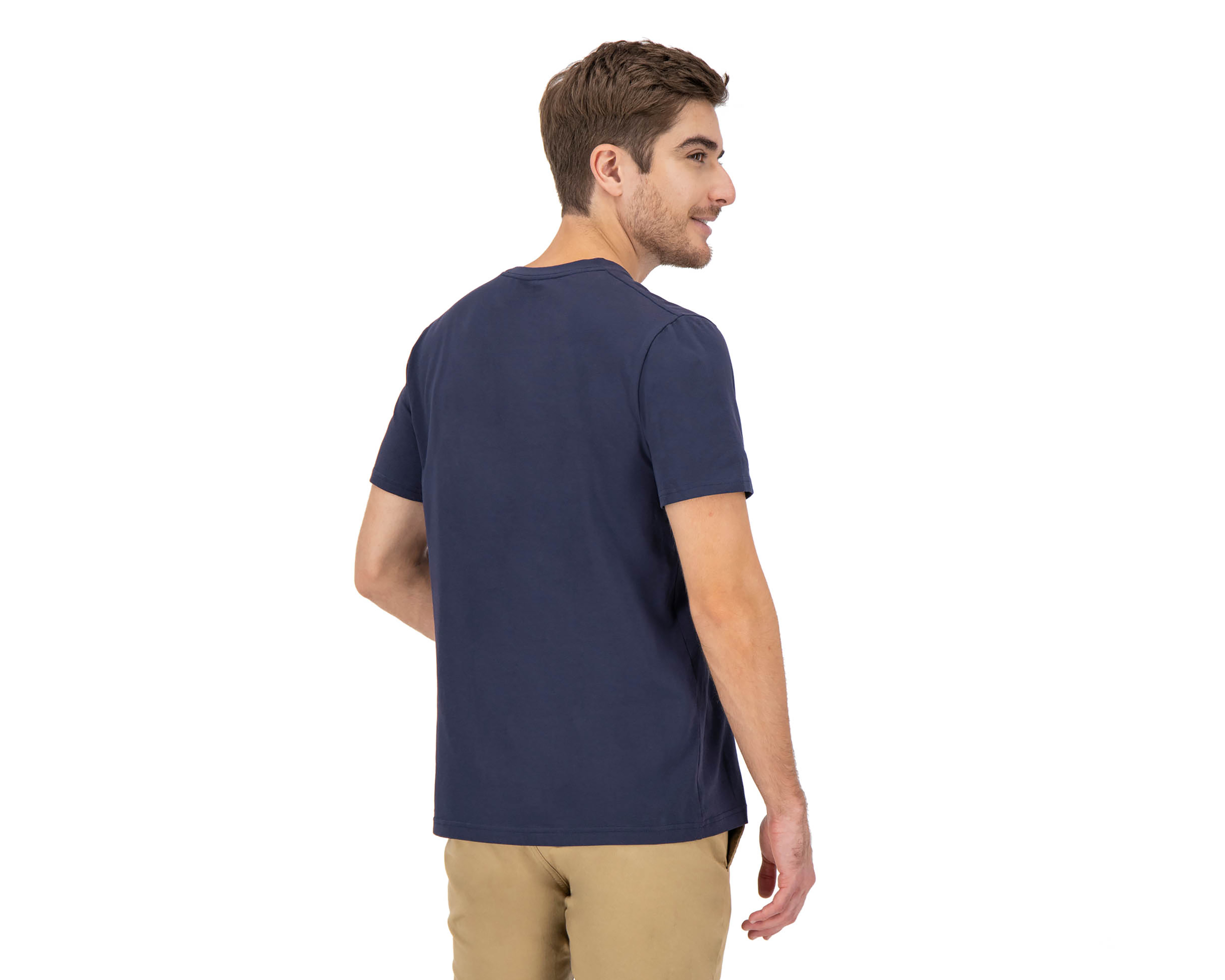 Foto 2 | Foto 2 | Playera de Cuello Redondo Azul Marino Nautica Jeans Co para Hombre