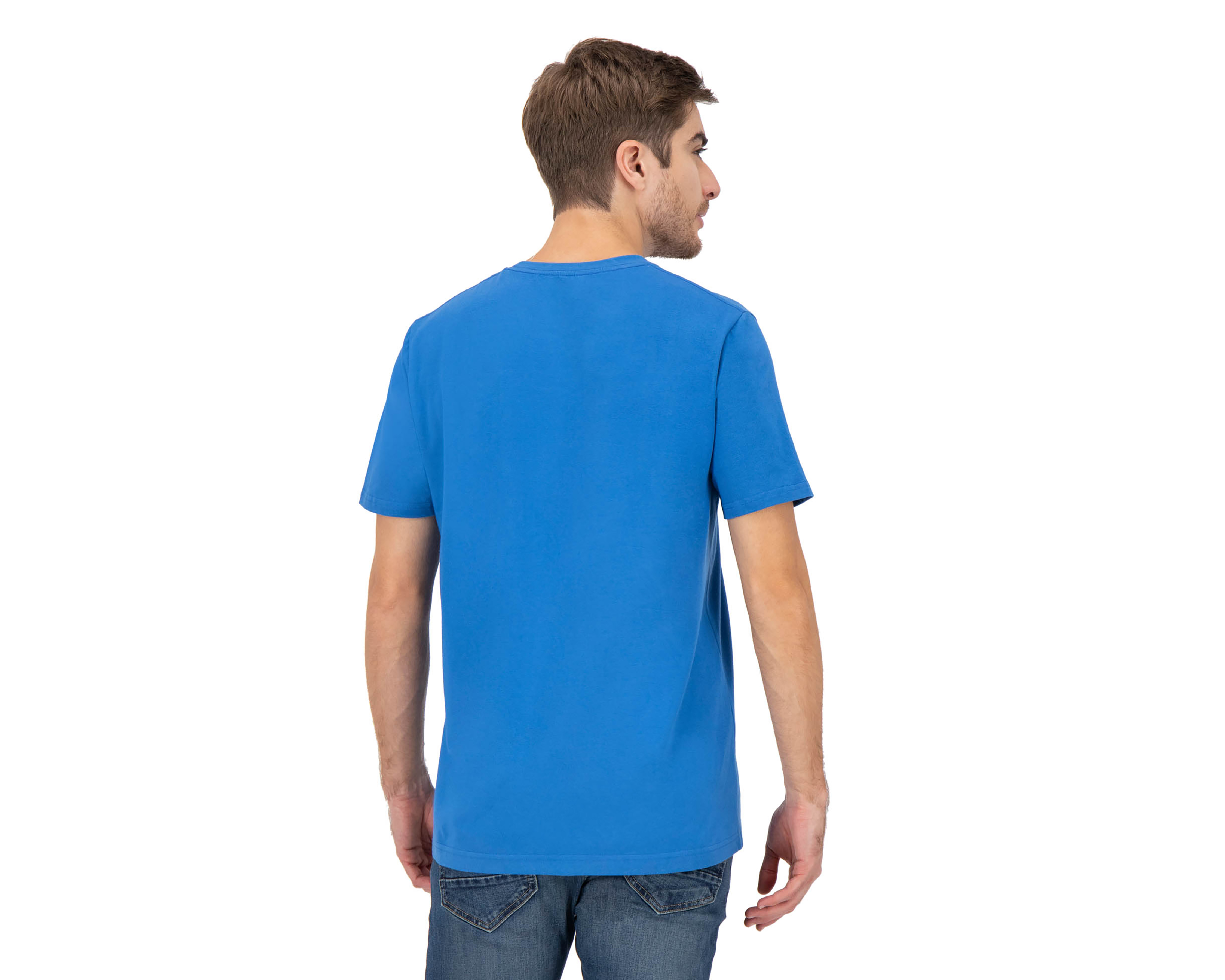 Foto 2 | Foto 2 | Playera de Cuello Redondo Azul Nautica Jeans Co para Hombre