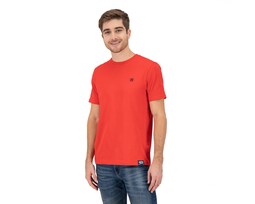 Playera de Cuello Redondo Rojo Nautica Jeans Co para Hombre