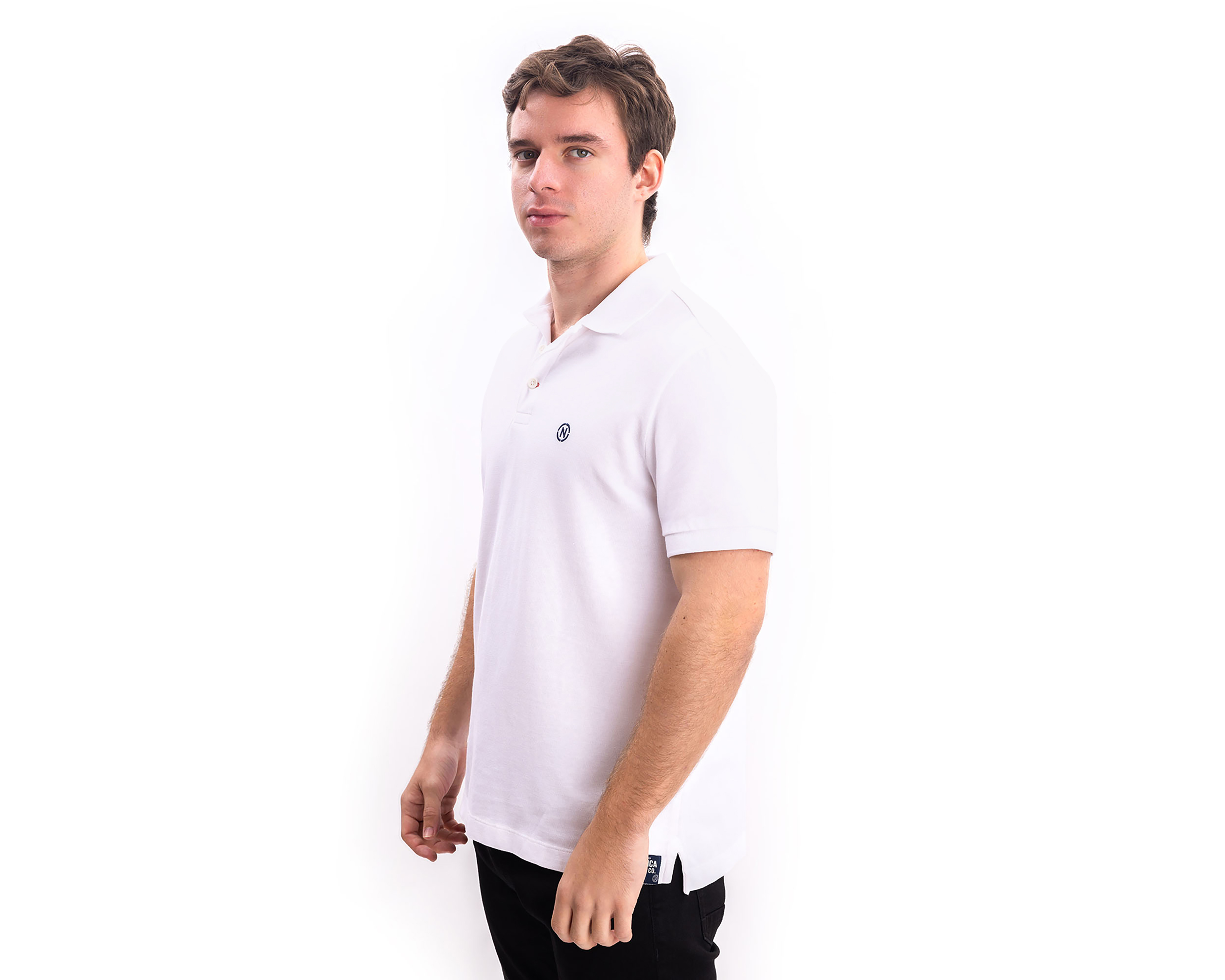 Foto 3 | Foto 3 | Playera Polo Nautica Jeans Co Blanca para Hombre
