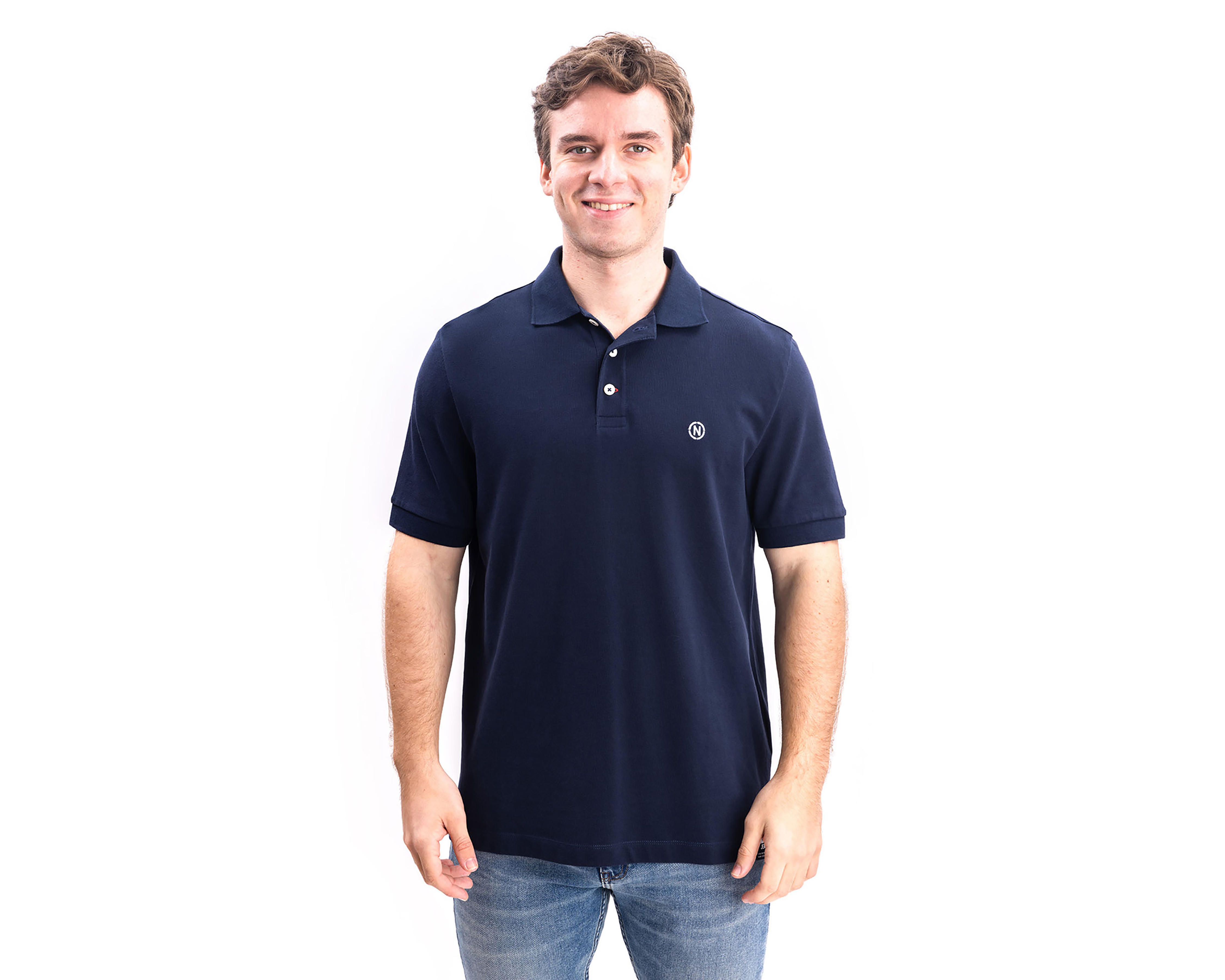 Playera Polo Nautica Jeans Co Azul para Hombre