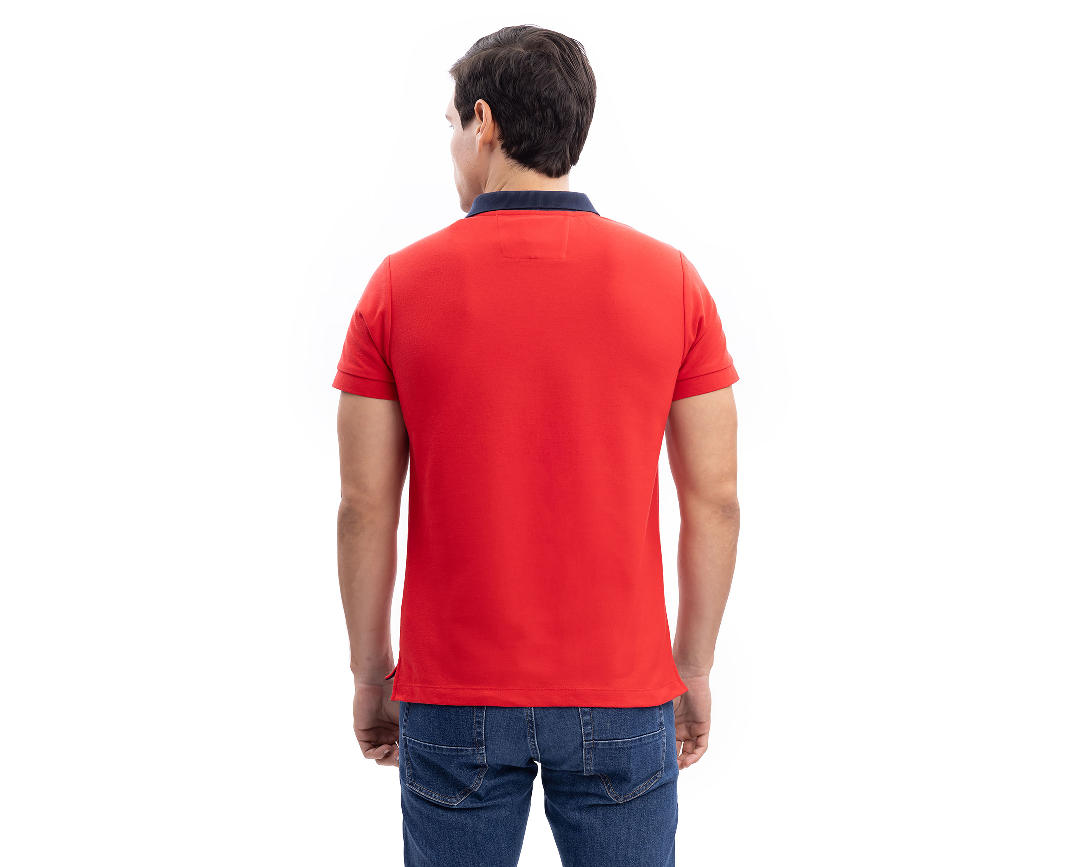 Foto 3 pulgar | Foto 2 | Playera Polo Nautica Jeans Co Roja para Hombre