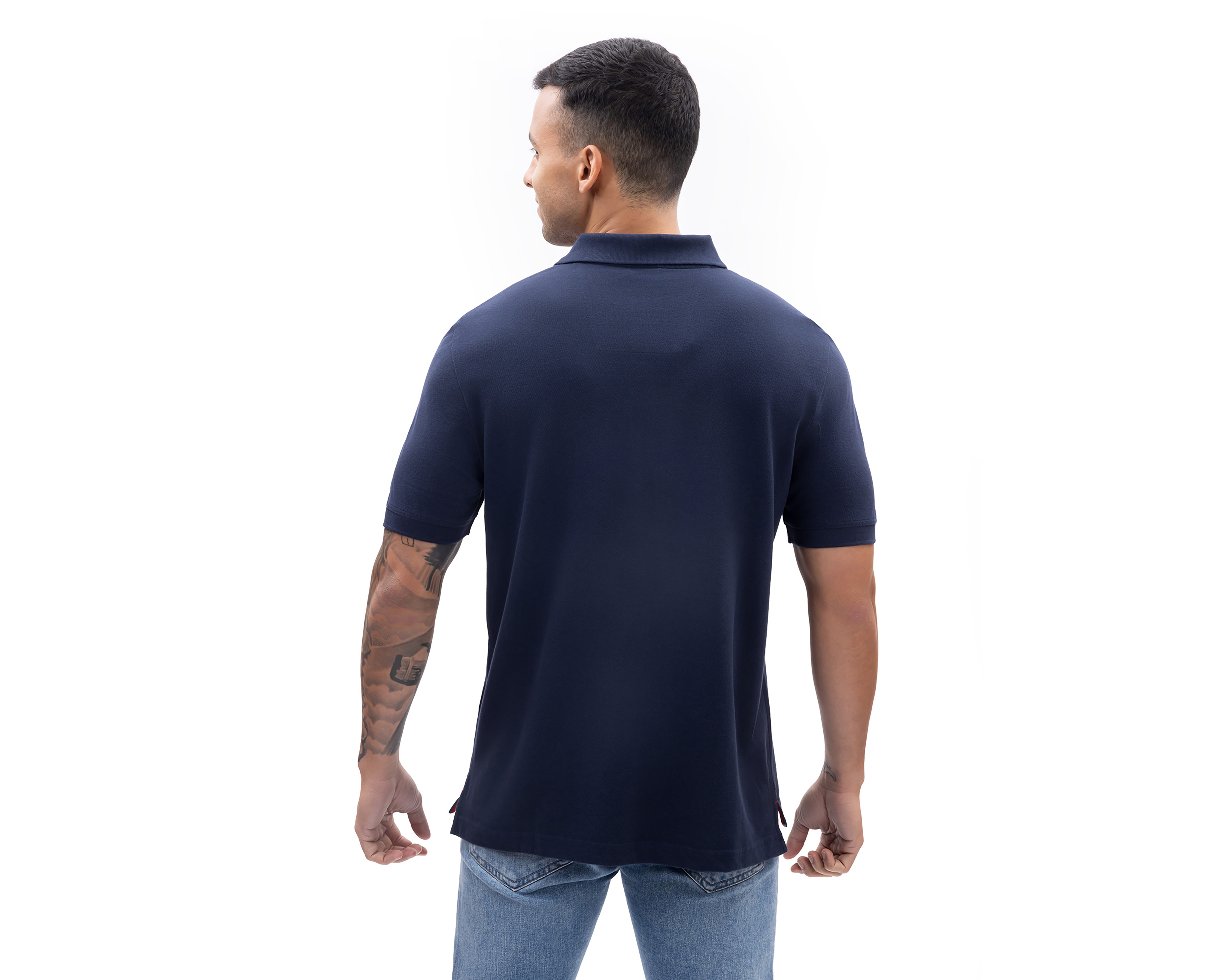 Foto 3 pulgar | Foto 2 | Playera Polo Nautica Jeans Co Azul para Hombre