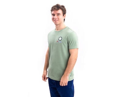 Foto 2 | Foto 2 | Playera de Cuello Redondo Verde Nautica Jeans Co para Hombre