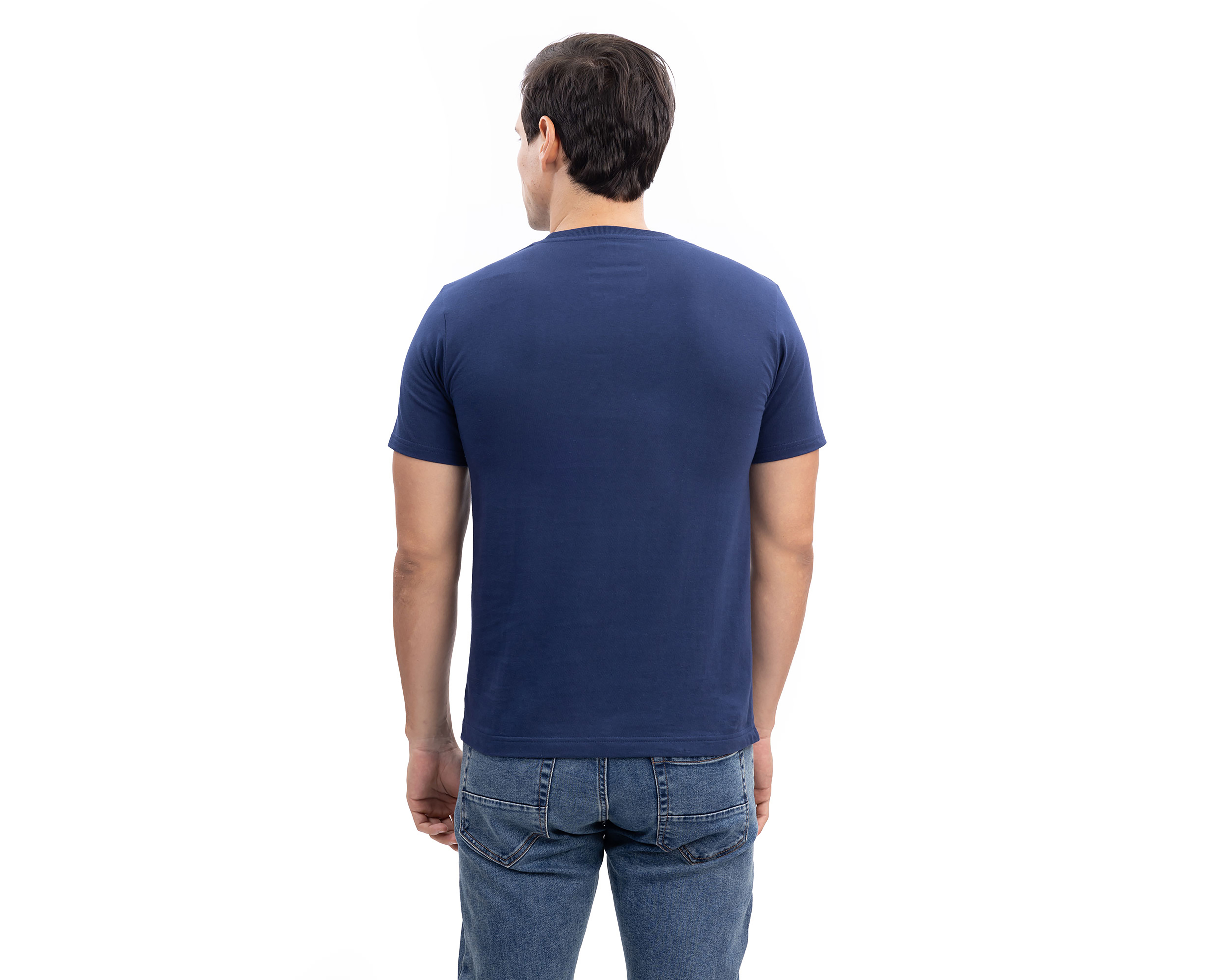 Foto 2 | Foto 2 | Playera de Cuello Redondo Azul Marino Nautica Jeans Co para Hombre