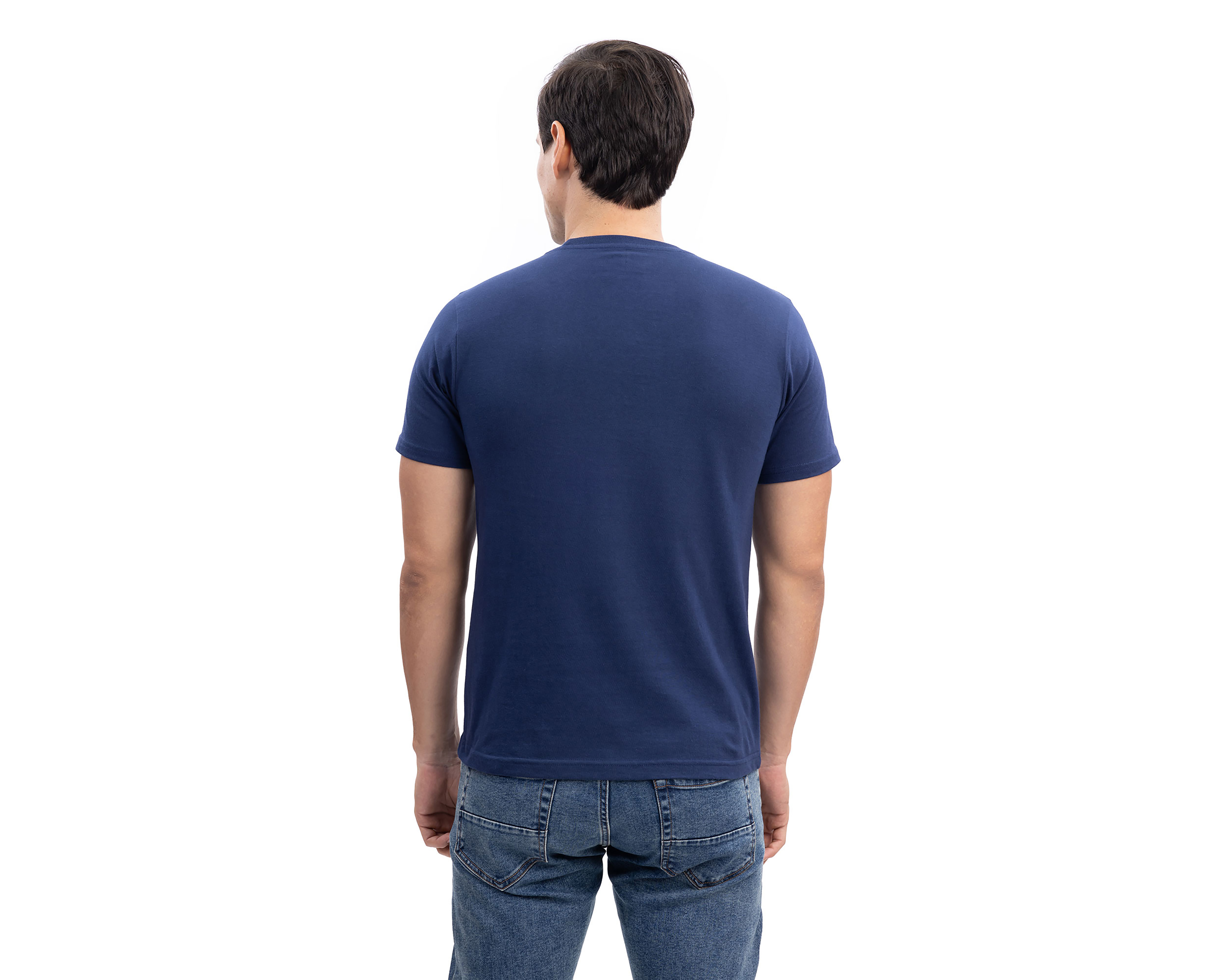 Foto 2 | Foto 2 | Playera de Cuello Redondo Azul Marino Nautica Jeans Co para Hombre