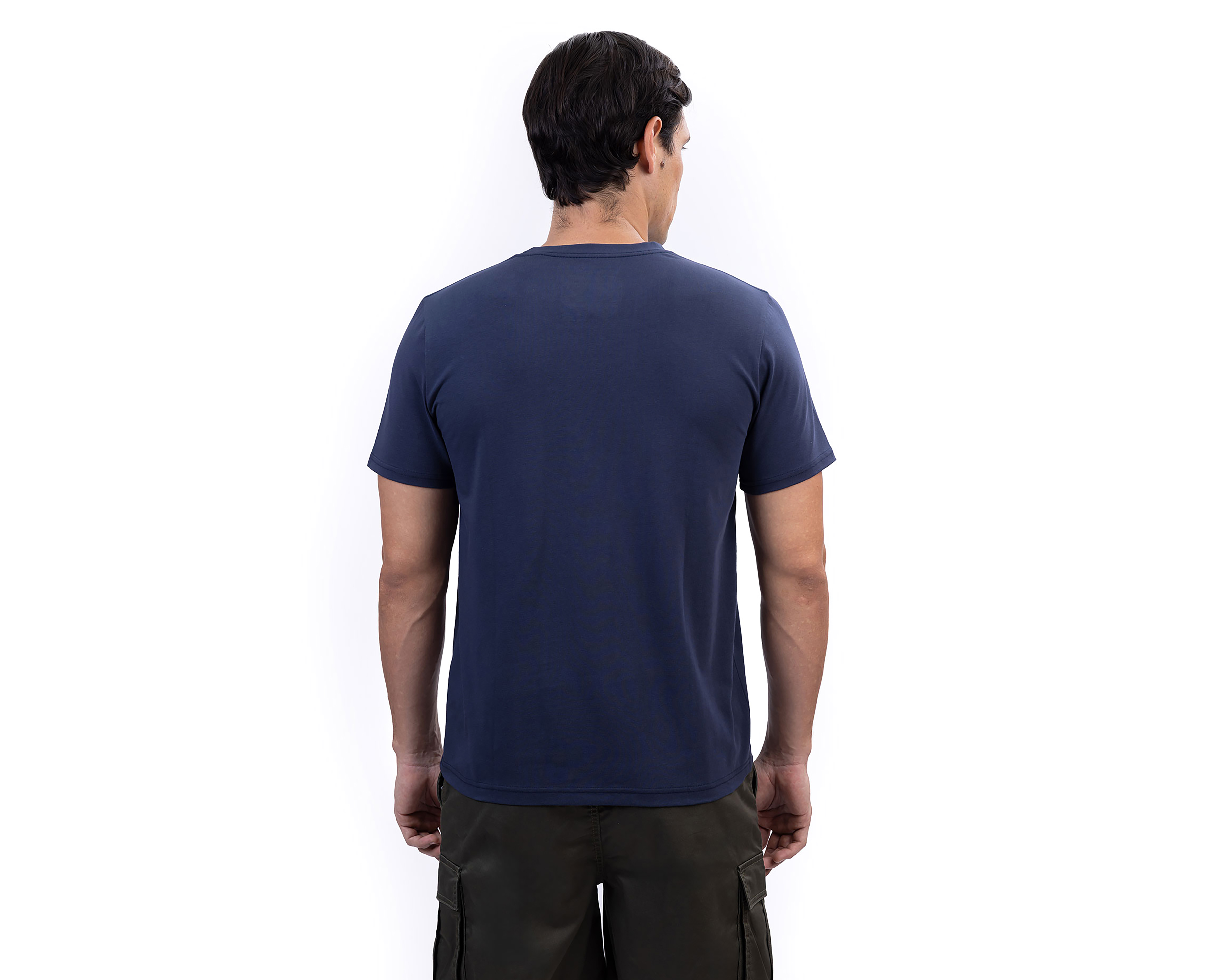 Foto 2 | Foto 2 | Playera Cuello Redondo Azul Marino Nautica Jeans Co para Hombre